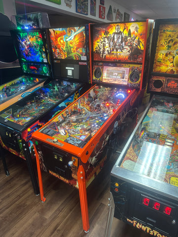 Image of Stern Pinball LOADED The Mandalorian Premium Pinball Machine