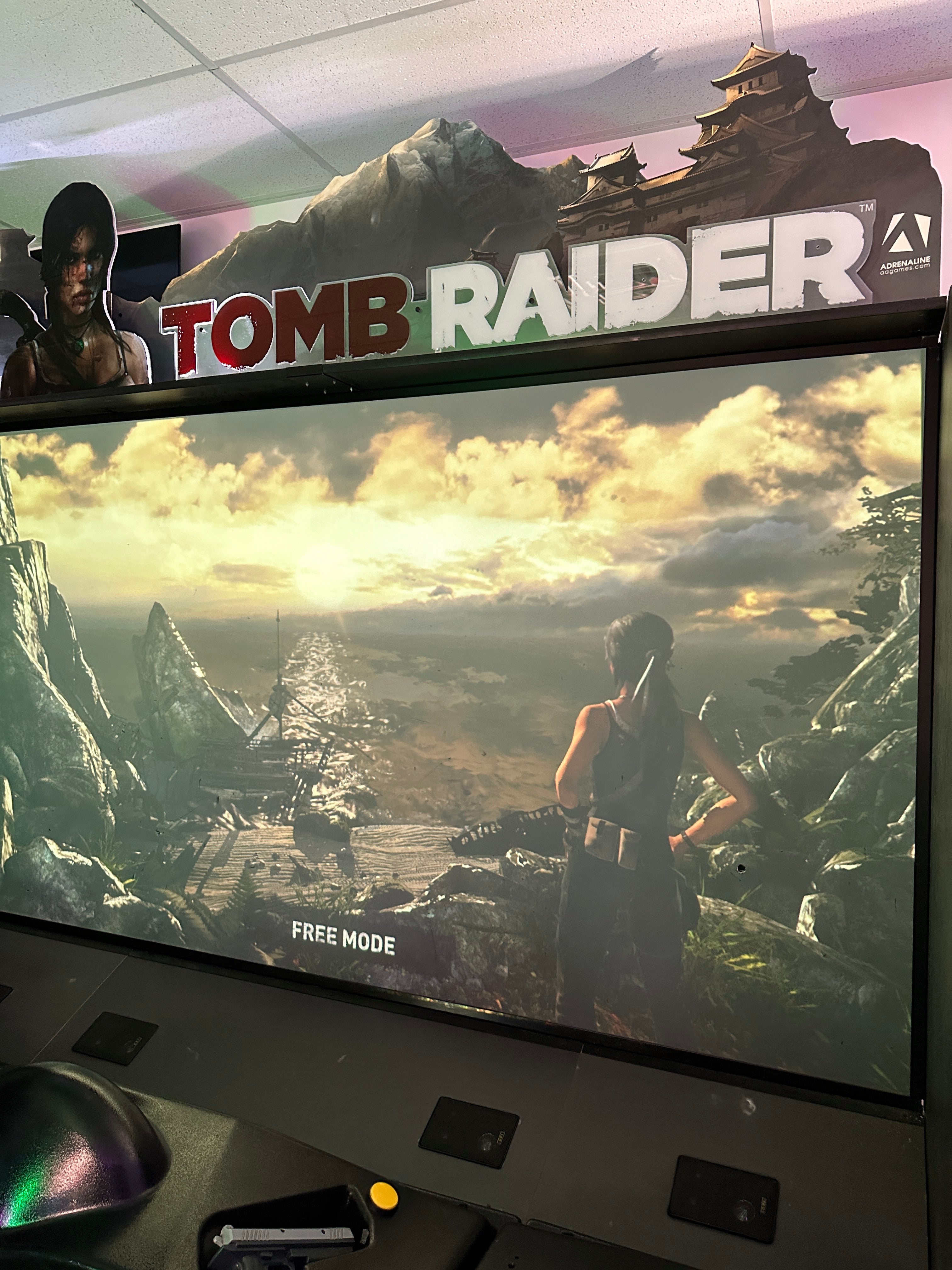 Adrenaline Amusements Tomb Raider 120" Arcade Game