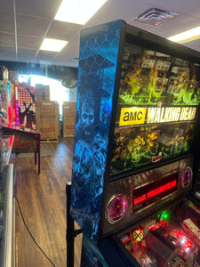 Stern Pinball LOADED The Walking Dead Premium Pinball Machine with Stern Topper