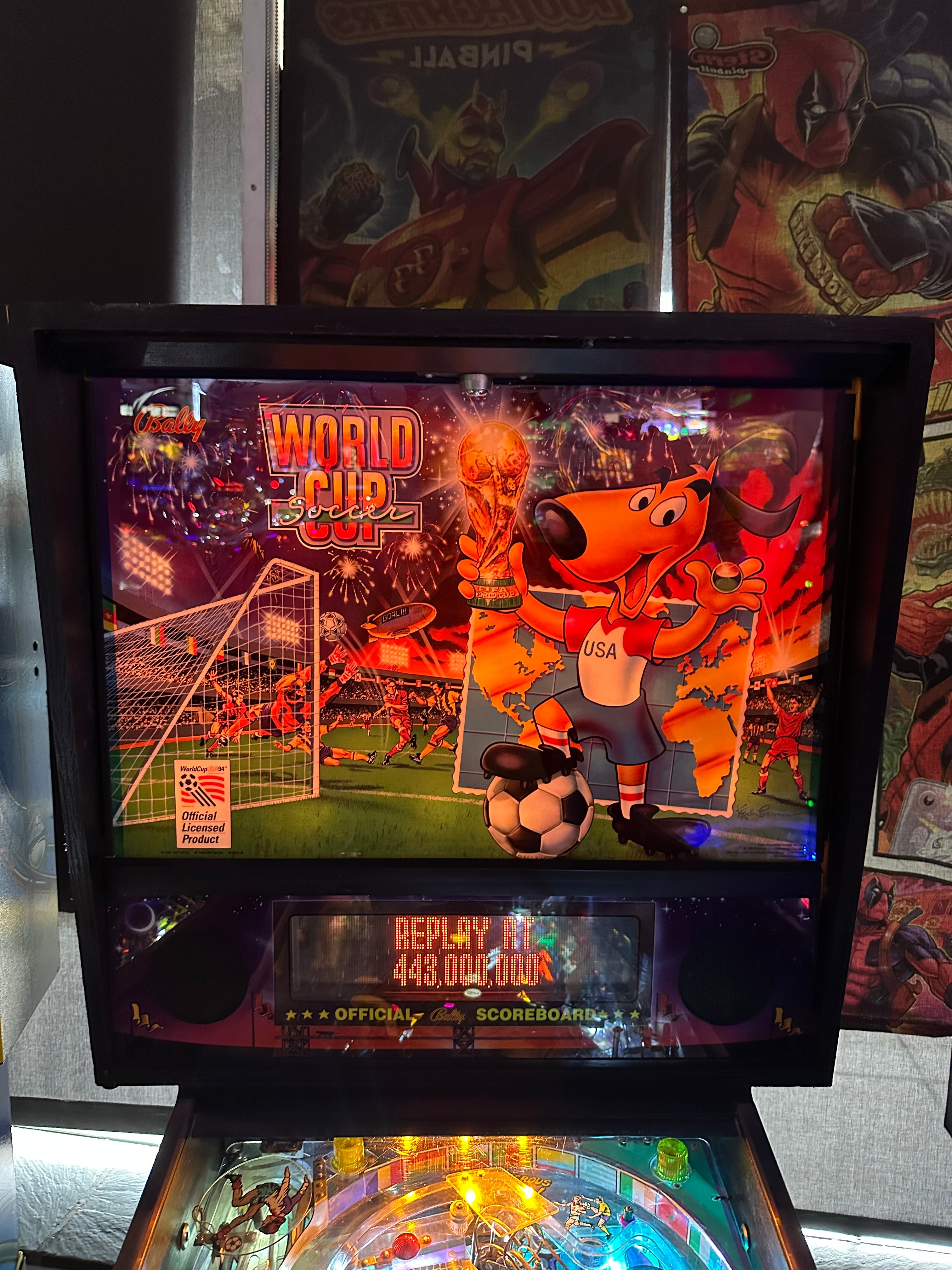 Bally World Cup Soccer Pinball Machine