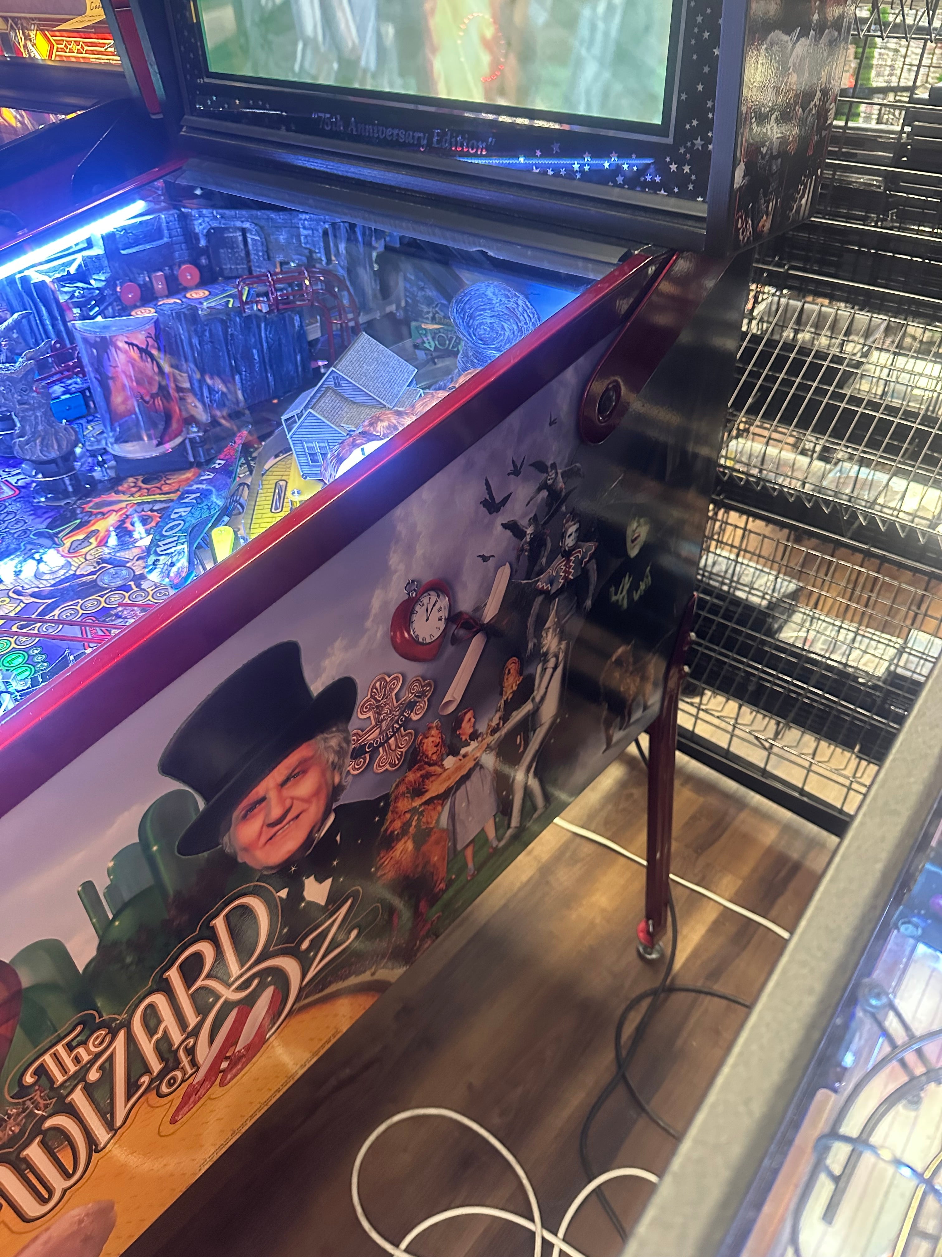 JJP Wizard of Oz 75th Anniversary Ruby Red Edition Pinball Machine