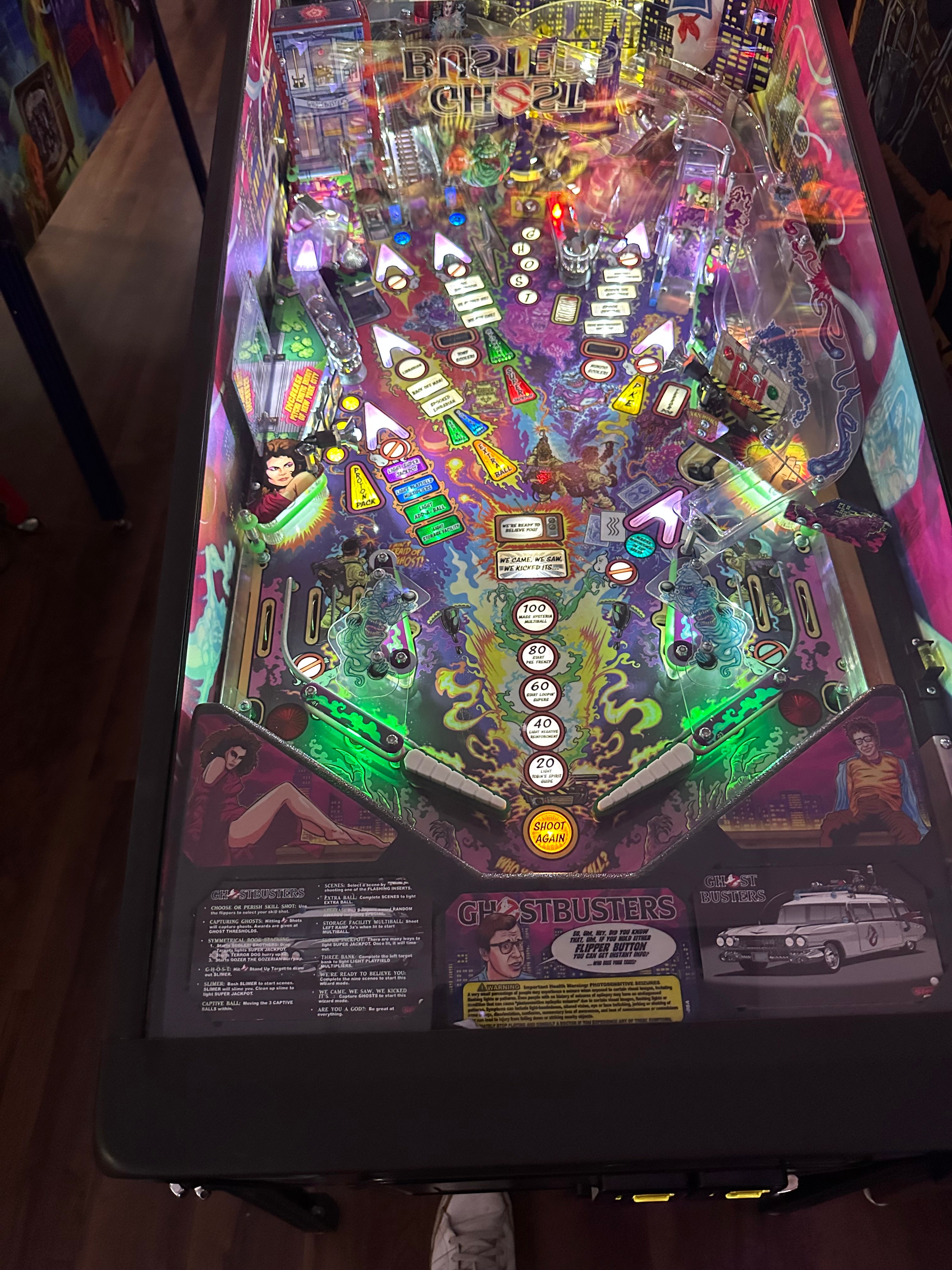 Stern Pinball LOADED Ghostbusters Pro Pinball Machine