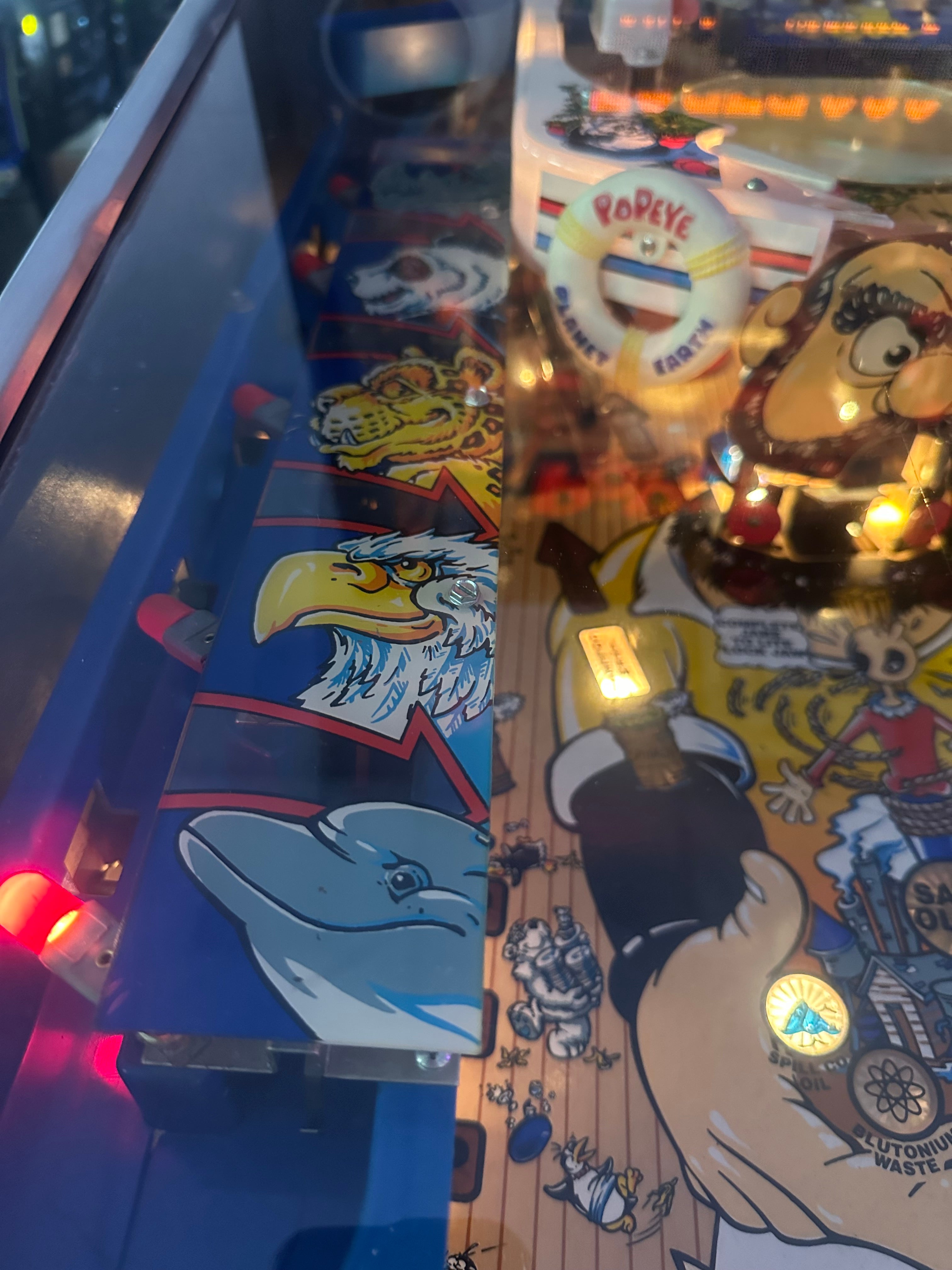 Bally Popeye Saves the Earth Pinball Machine