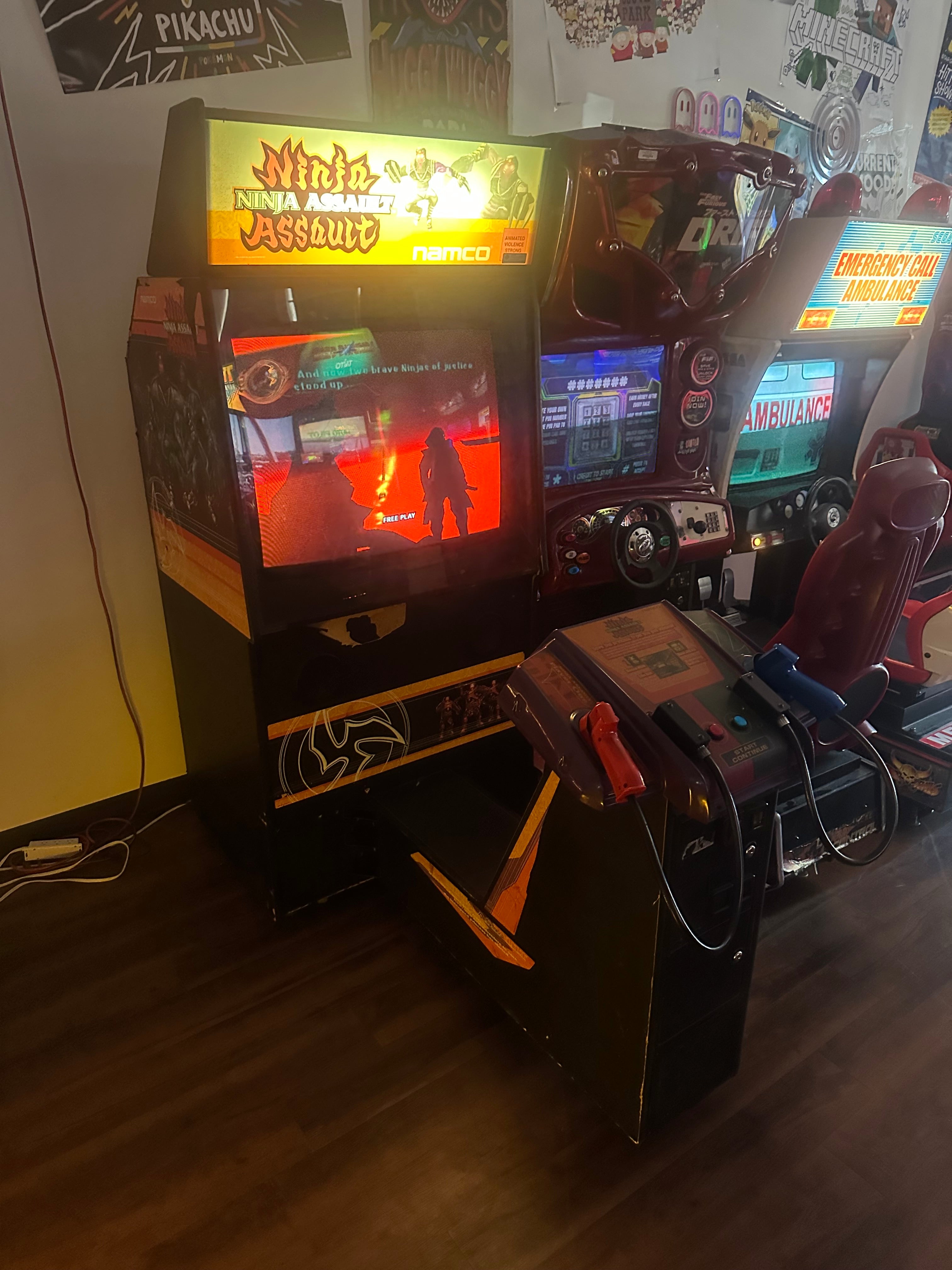Namco Ninja Assault Arcade Game