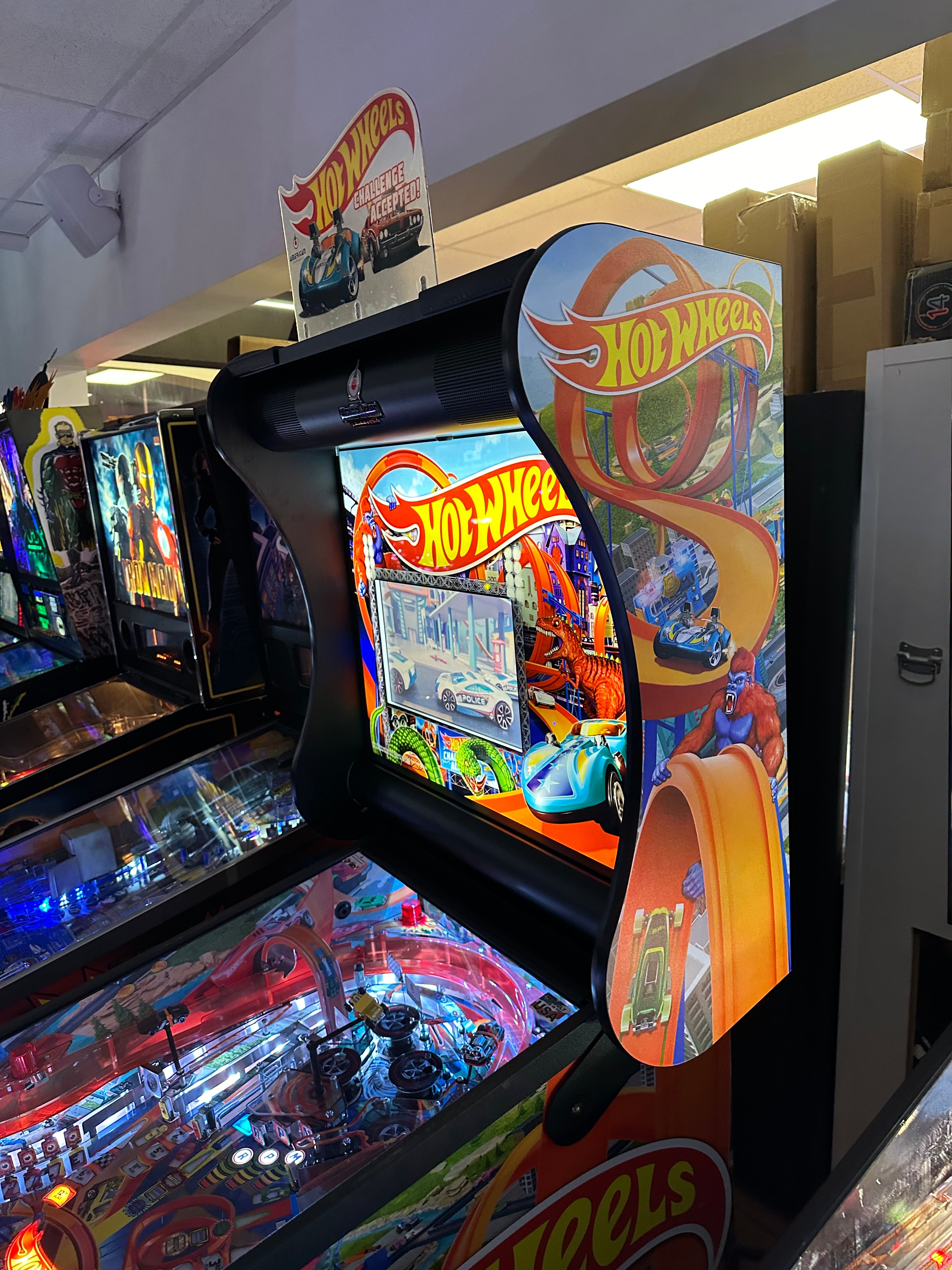 American Pinball Hot Wheels Deluxe Pinball Machine