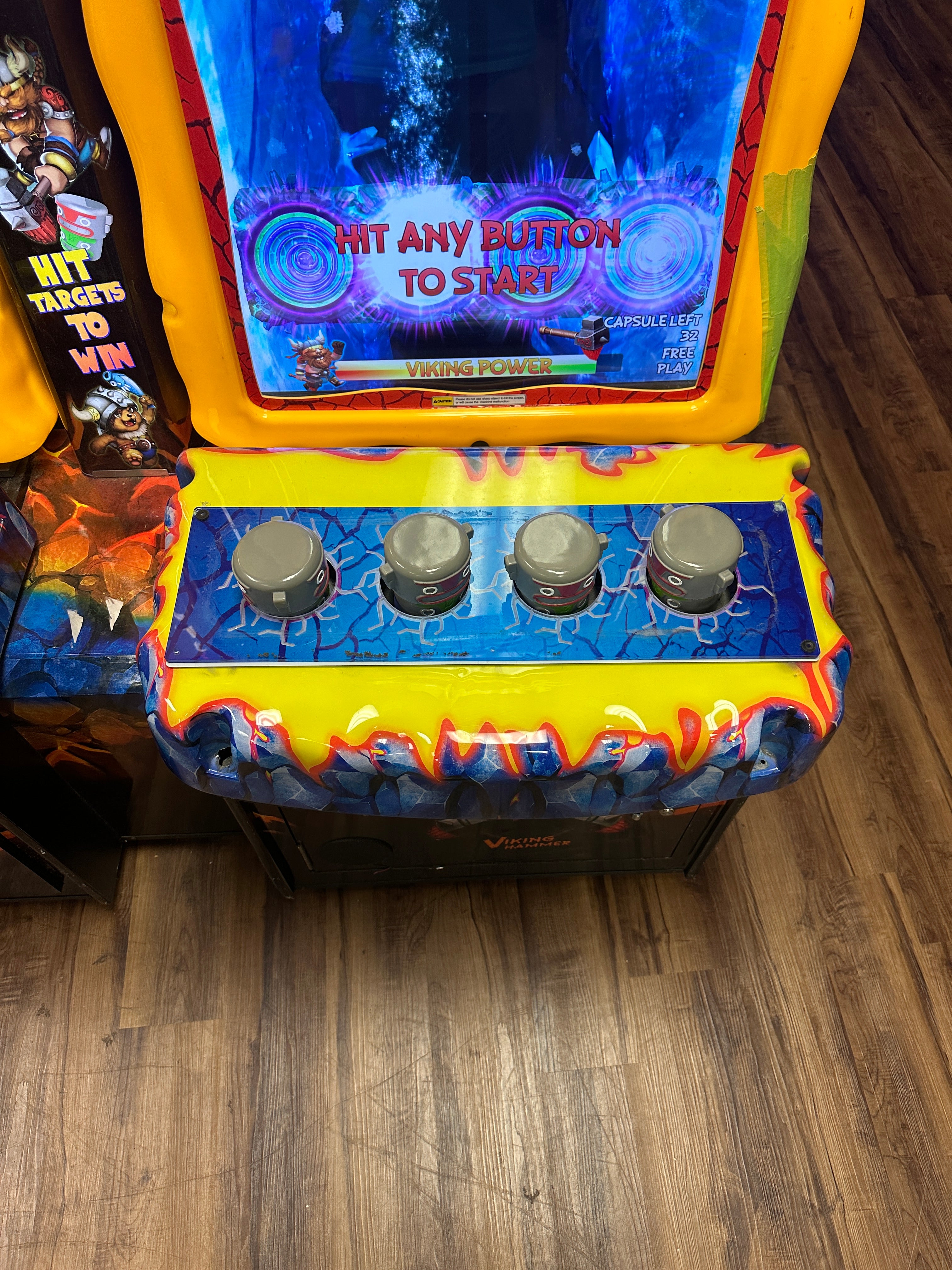 Family Fun Companies Viking Hammer Arcade Game