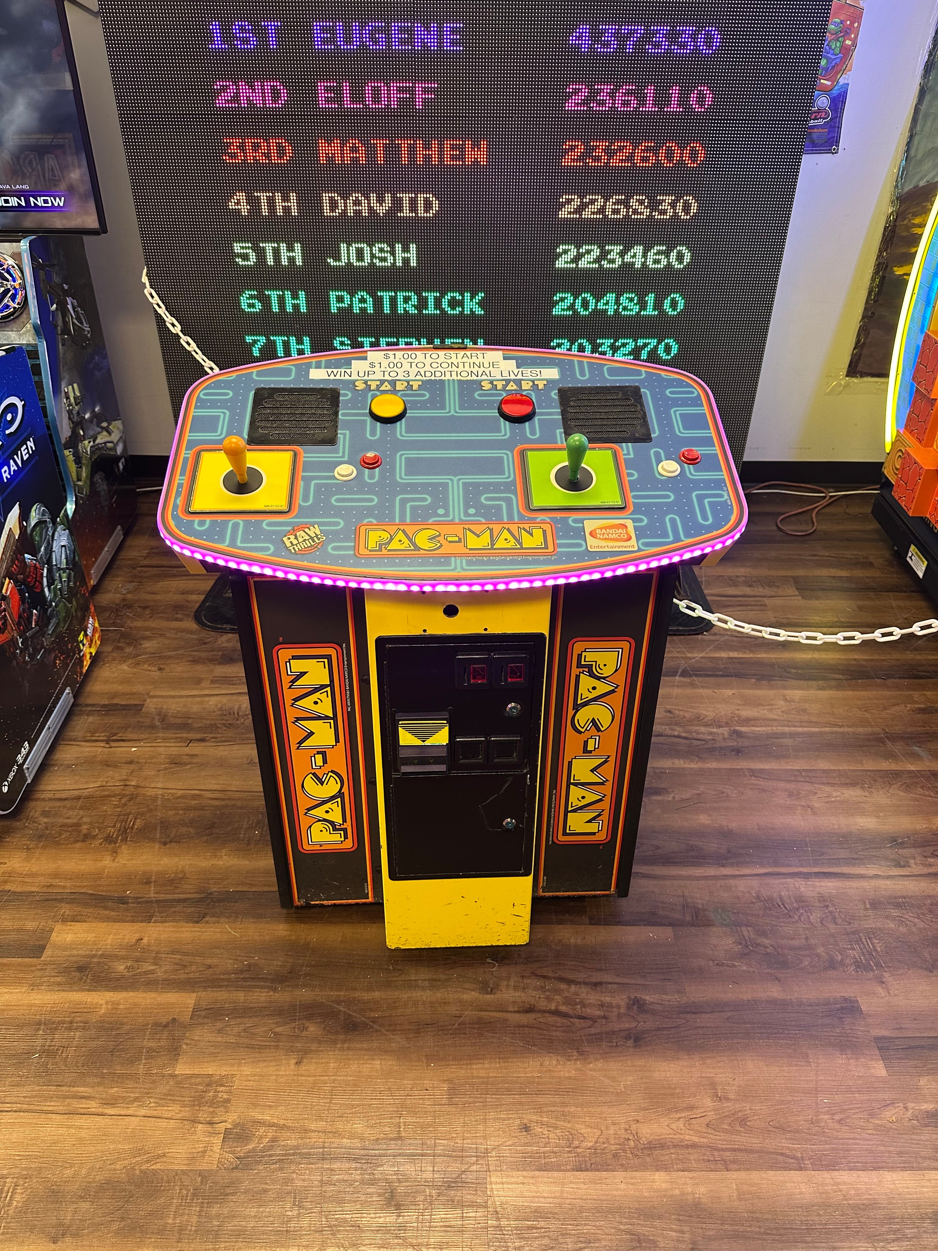 Bandai Namco World’s Largest Pac-Man & Galaga Arcade Game