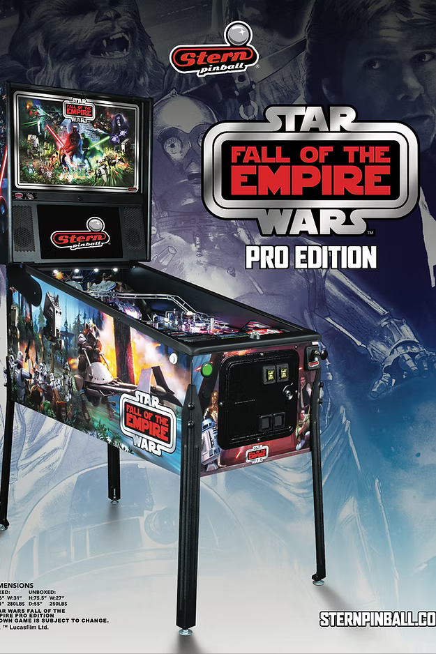 Stern Pinball Star Wars: Fall of the Empire Pro Pinball Machine FREE SHIPPING
