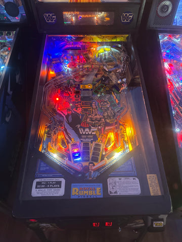 Image of Data East Royal Rumble WWF Pinball Machine