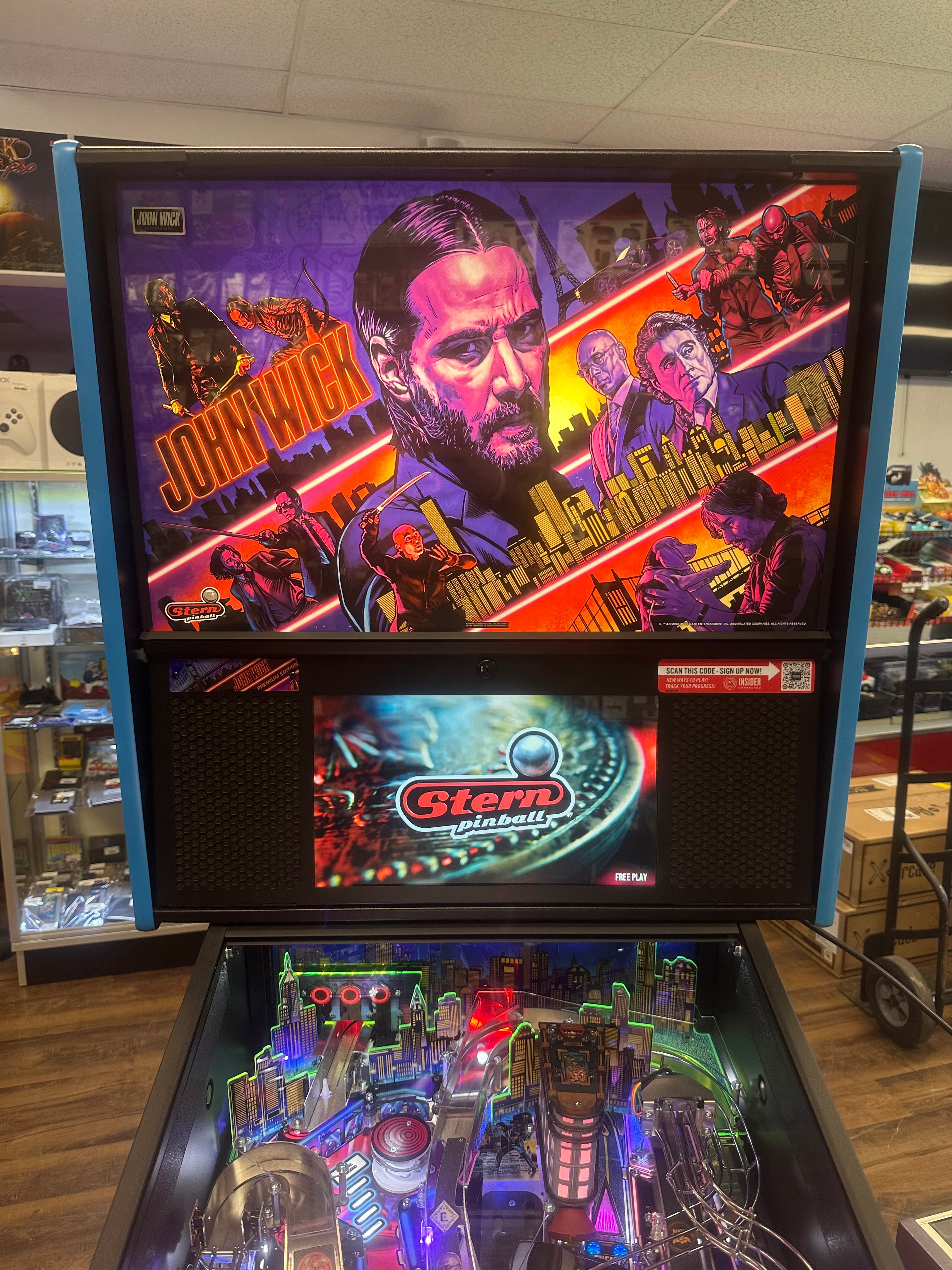 Stern Pinball John Wick Premium Pinball Machine