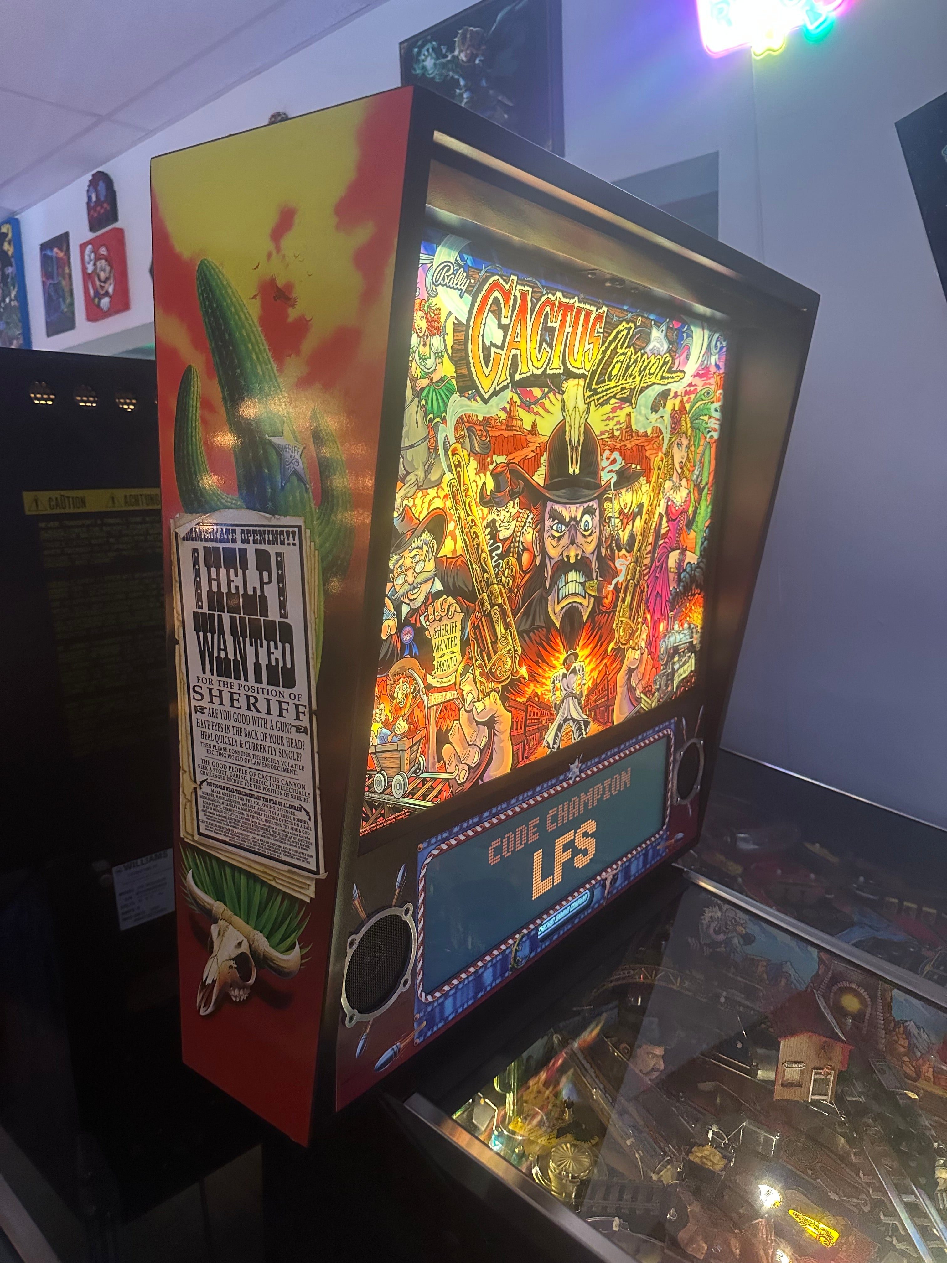 CGC LOADED Cactus Canyon Special Edition Pinball Machine