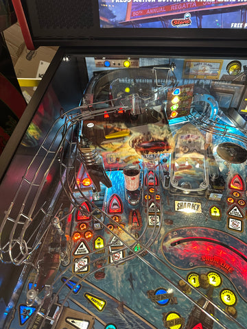 Image of Stern Pinball Jaws Premium Pinball Machine