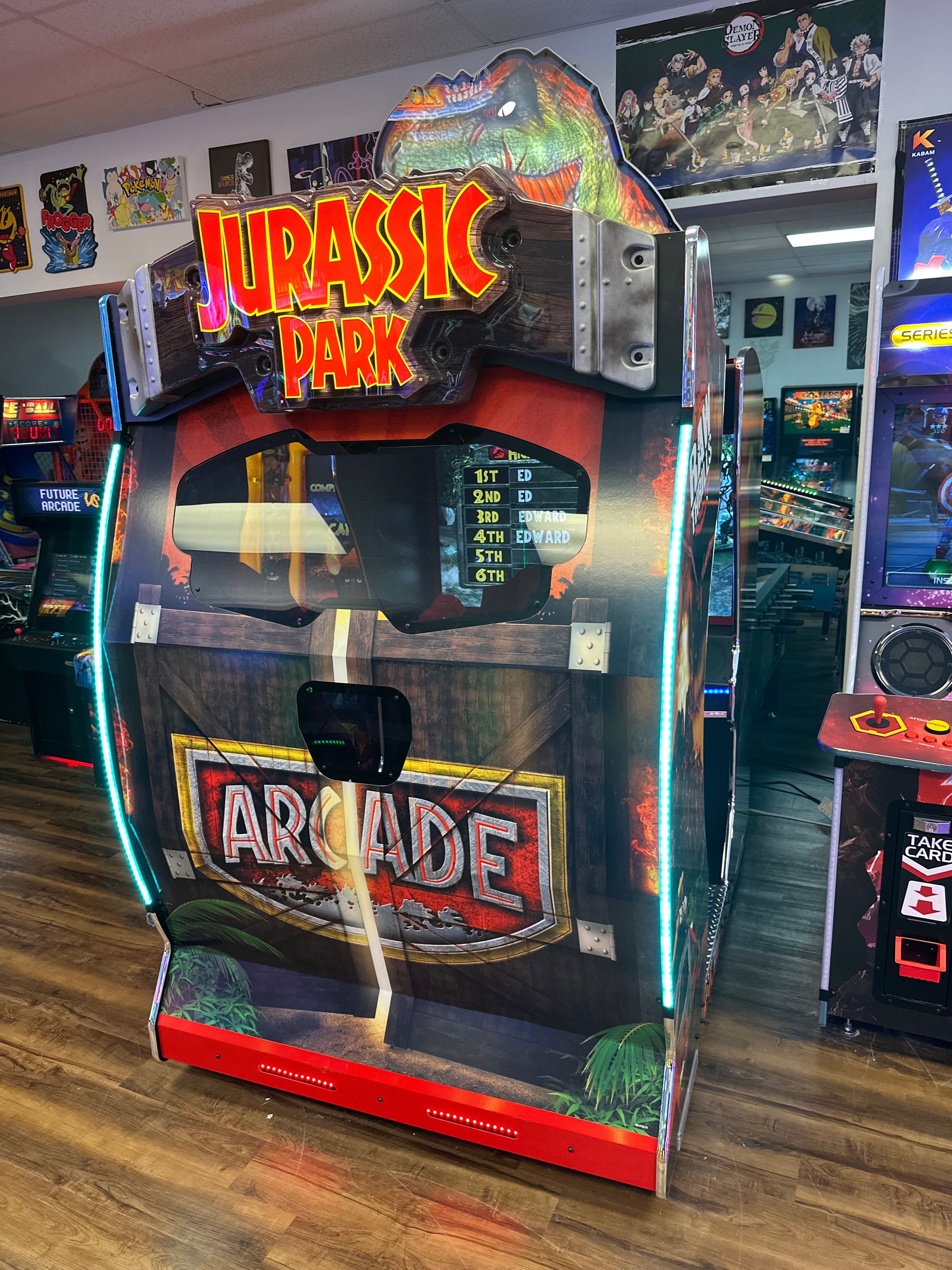 Raw Thrills Jurassic Park Arcade Game