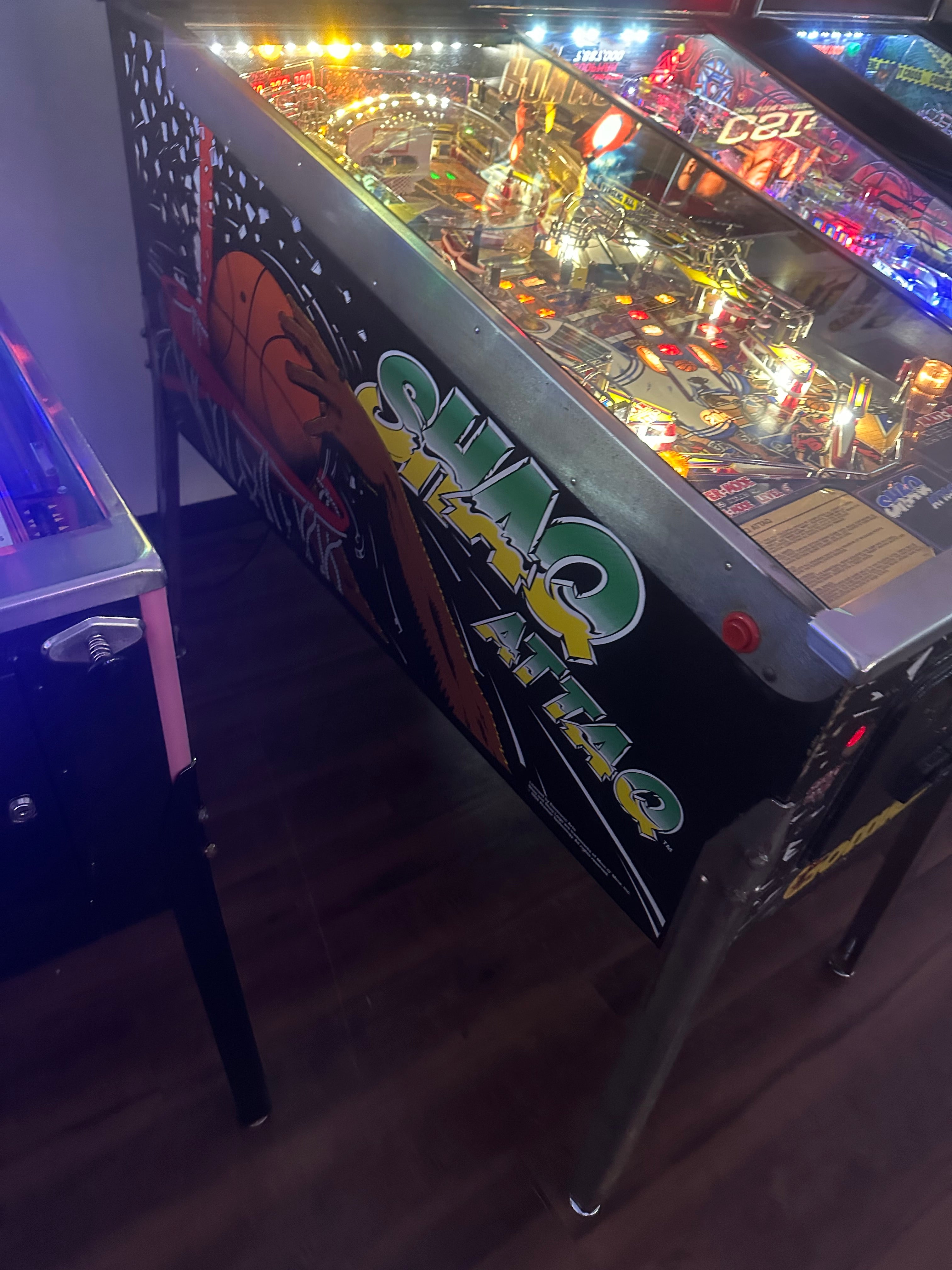 Gottlieb Shaq Attaq Pinball Machine