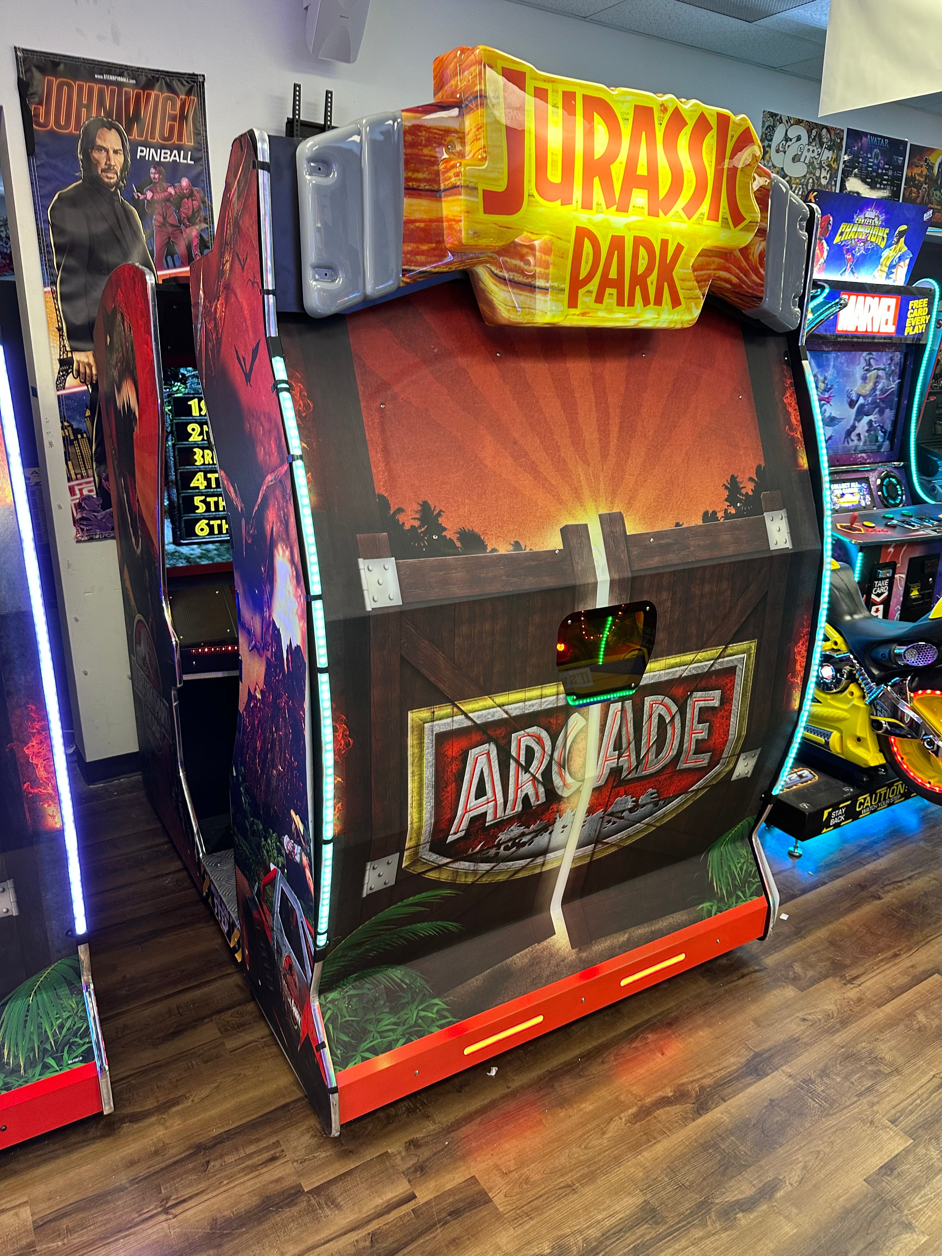 Raw Thrills Jurassic Park Sit Down 55" Arcade Game
