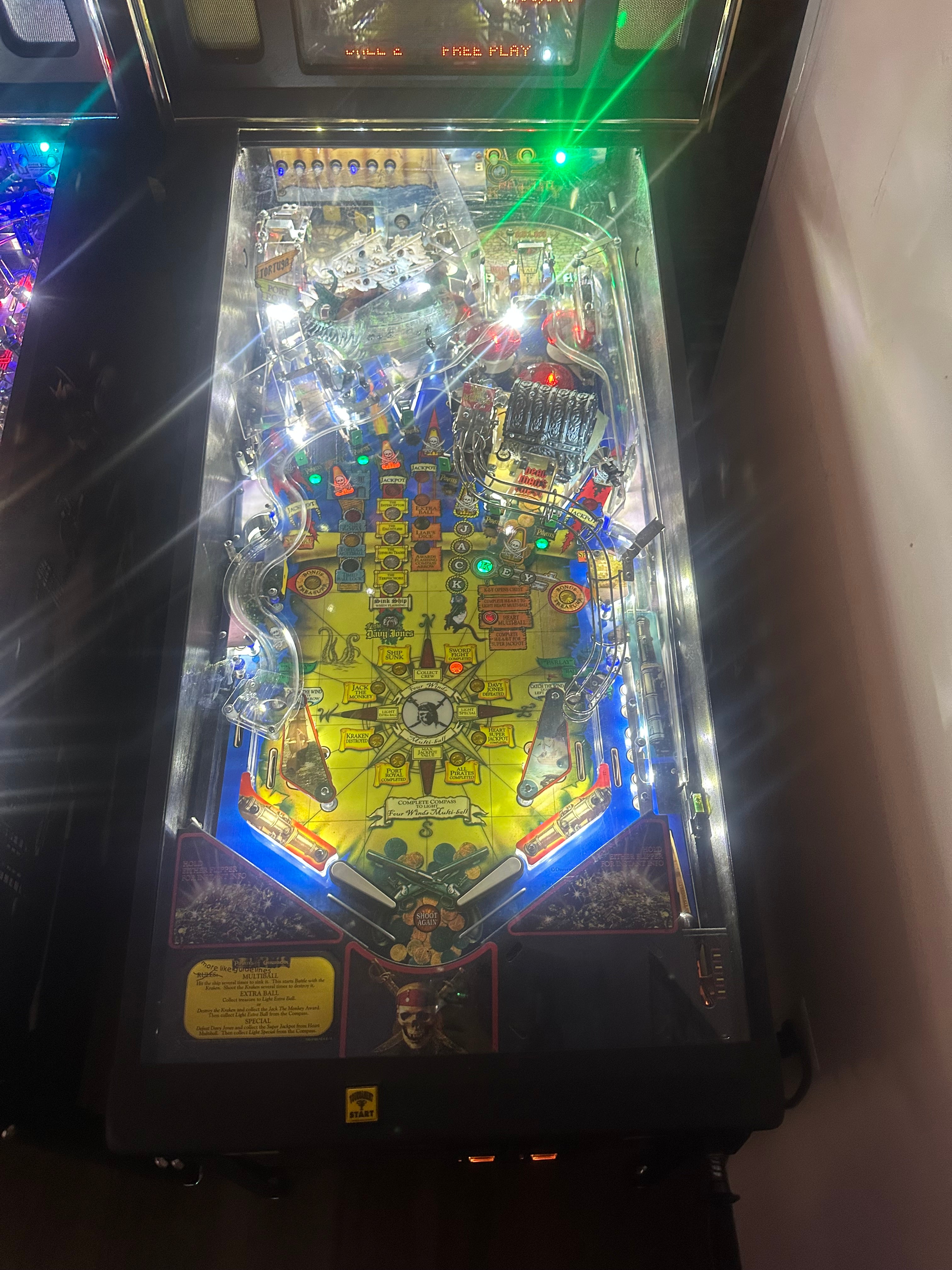 Stern Pinball Pirates of the Caribbean Pinball Machine