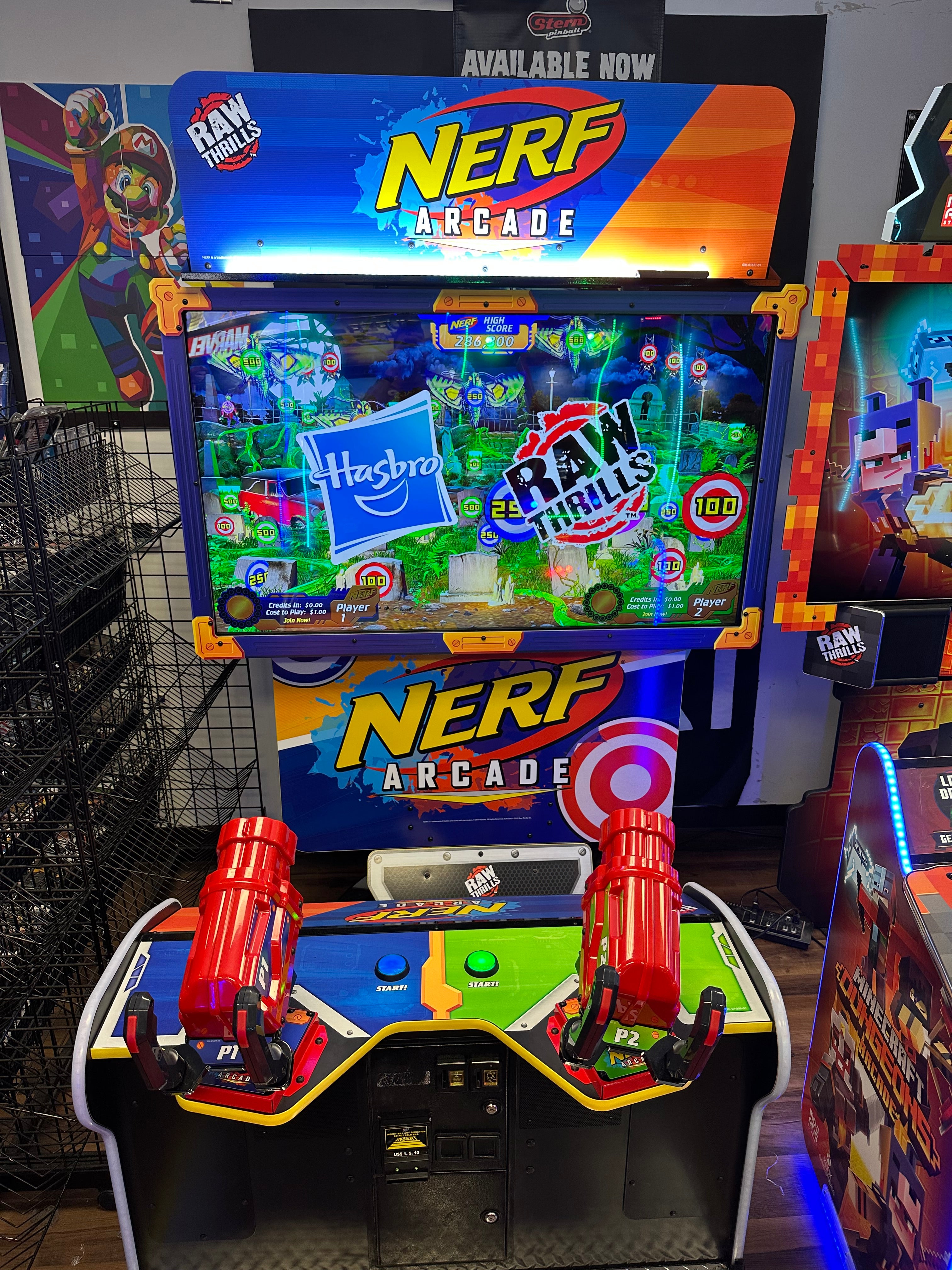 Raw Thrills Nerf Arcade Game