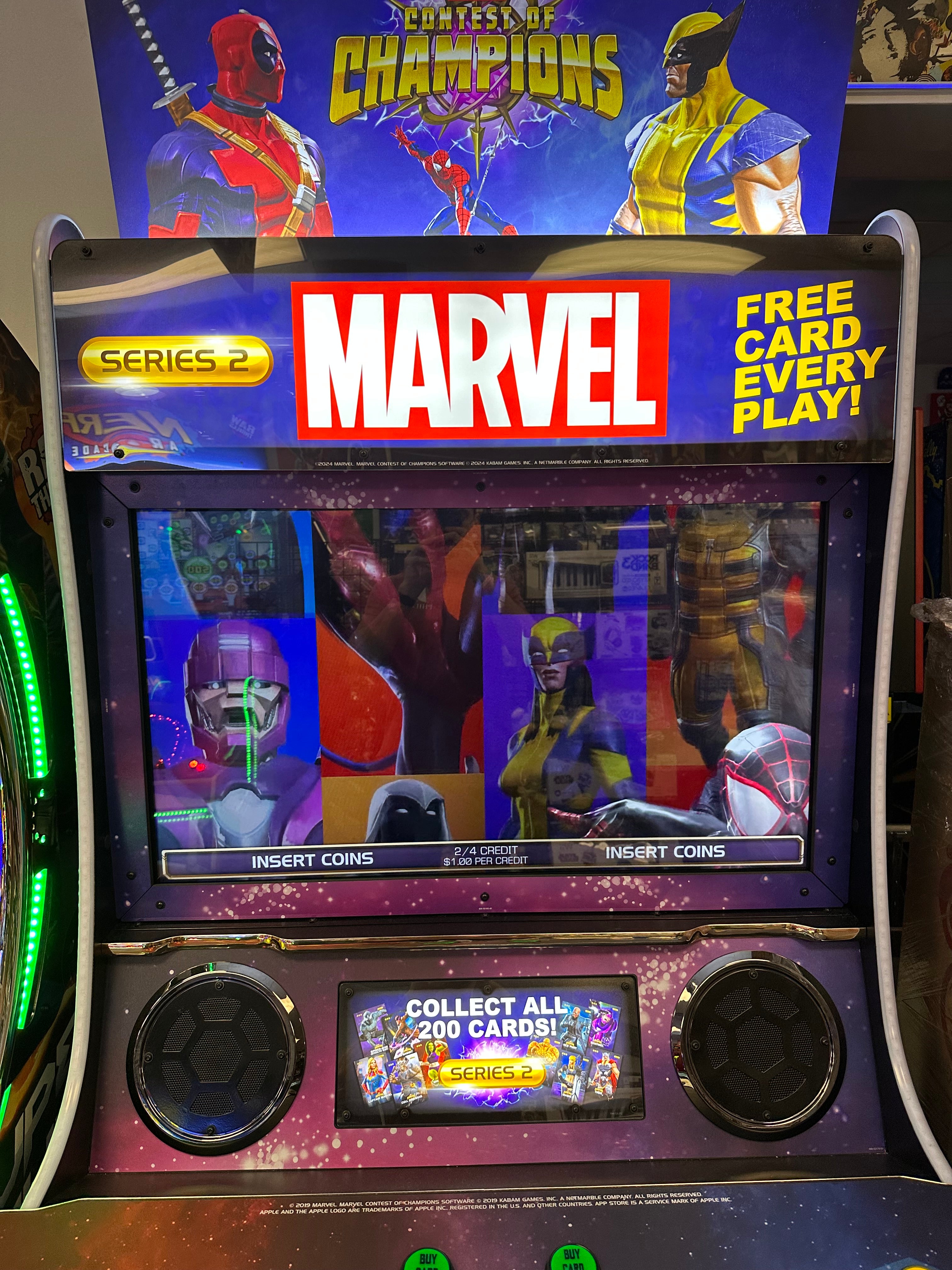Raw Thrills Marvel Contest of Champions Arcade Game