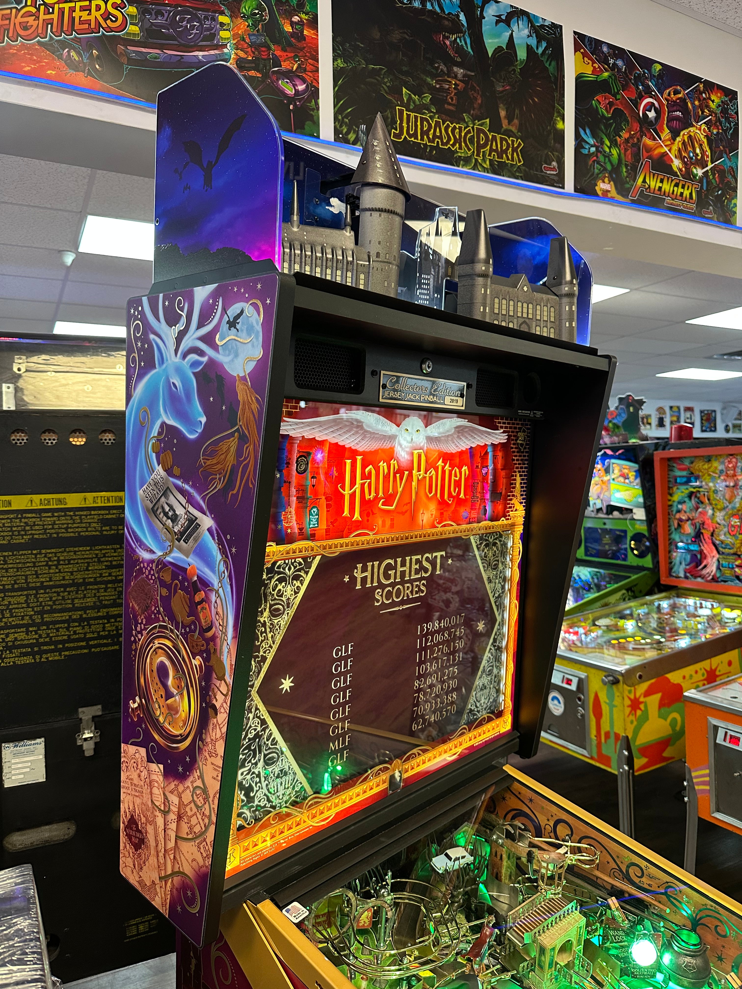 Harry Potter Collectors Edition Pinball Machine IN STOCK