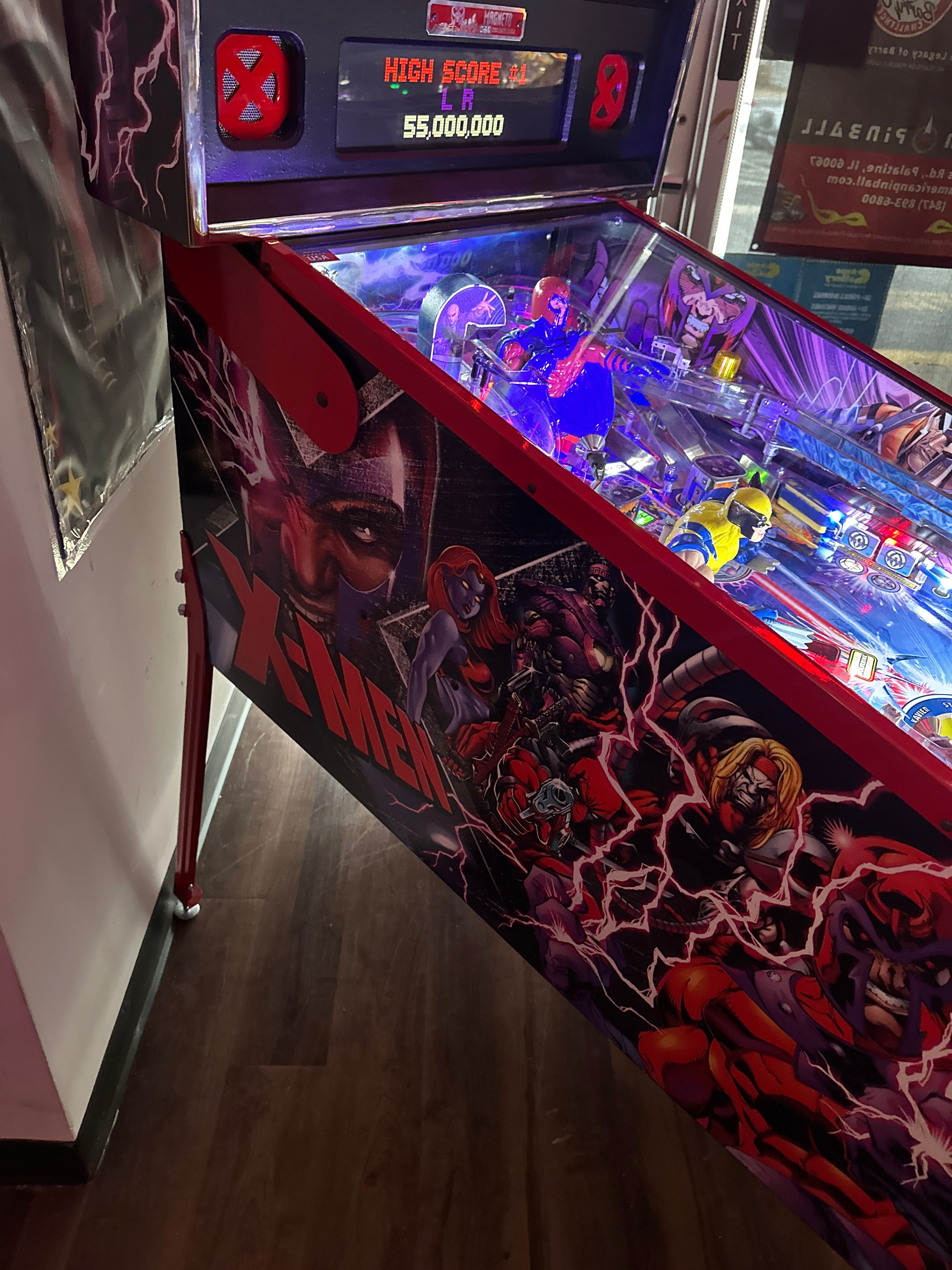 Stern Pinball LOADED X-Men Limited Magneto Edition Pinball Machine