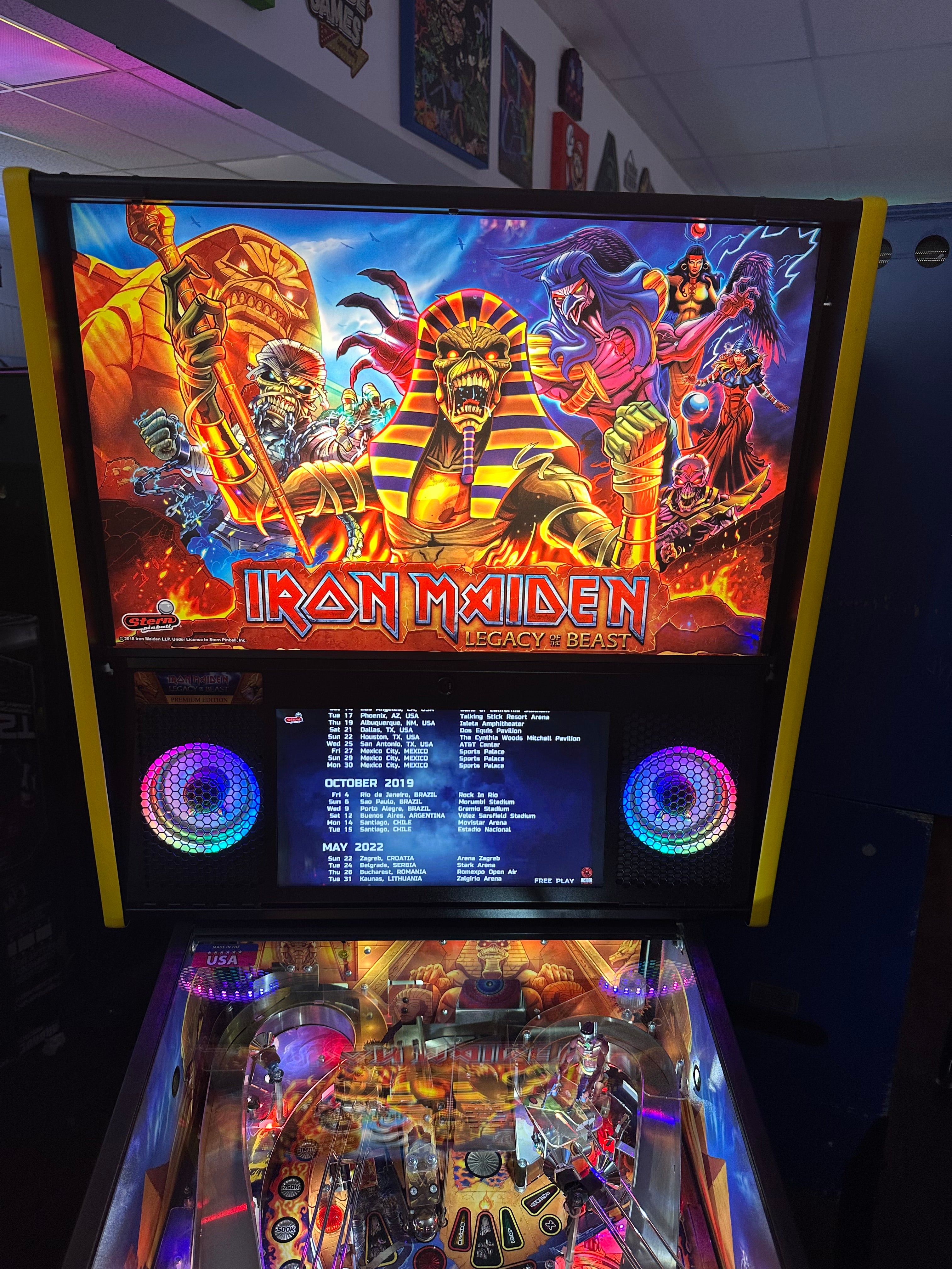 Stern Pinball Iron Maiden Premium Pinball Machine