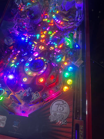 Image of JJP Wizard of Oz 75th Anniversary Ruby Red Edition Pinball Machine