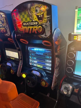 Chicago Gaming Company Nicktoons Racing Arcade Game