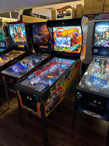 Image of American Pinball Hot Wheels Deluxe Pinball Machine