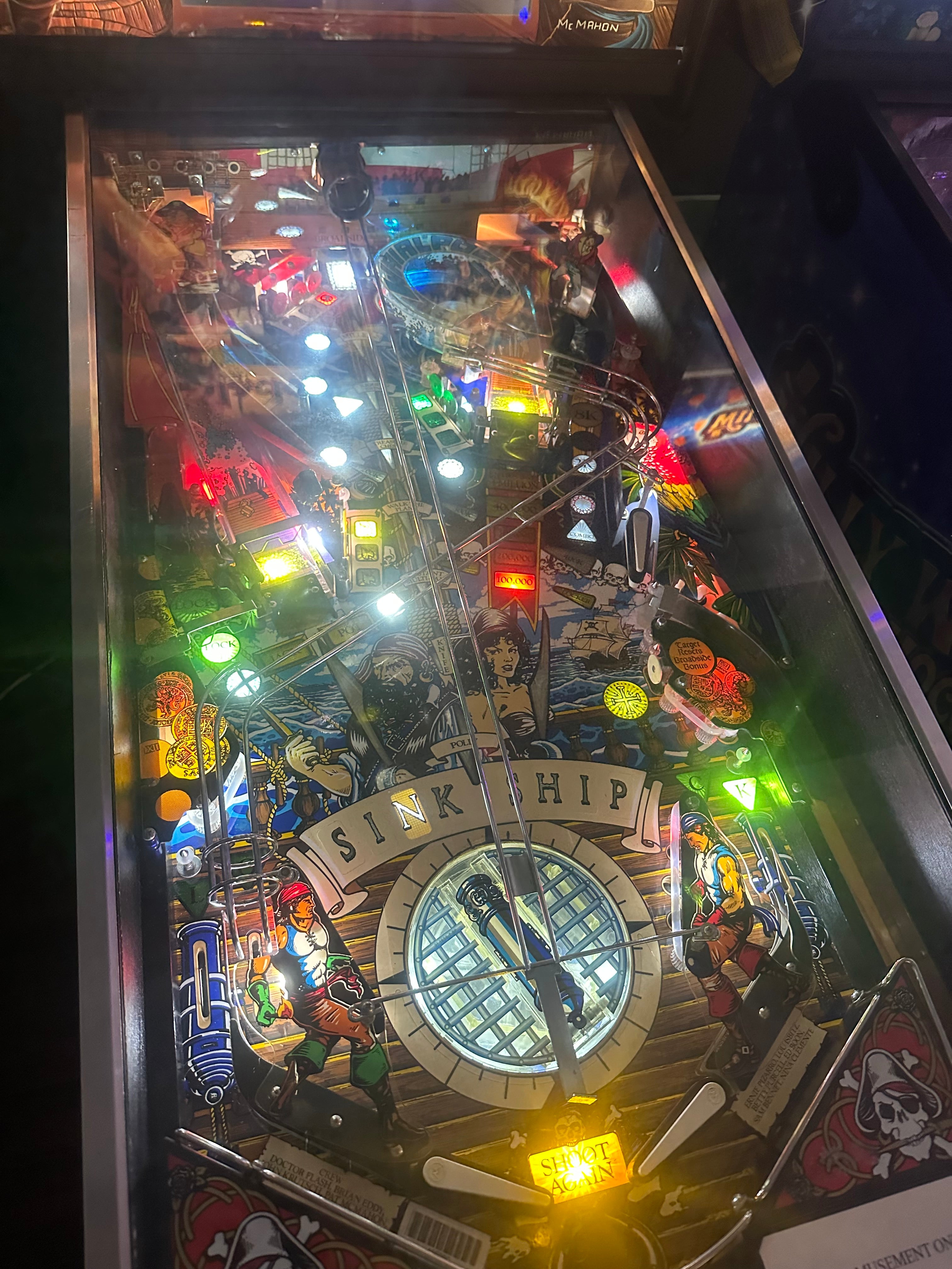 Bally Black Rose Pinball Machine