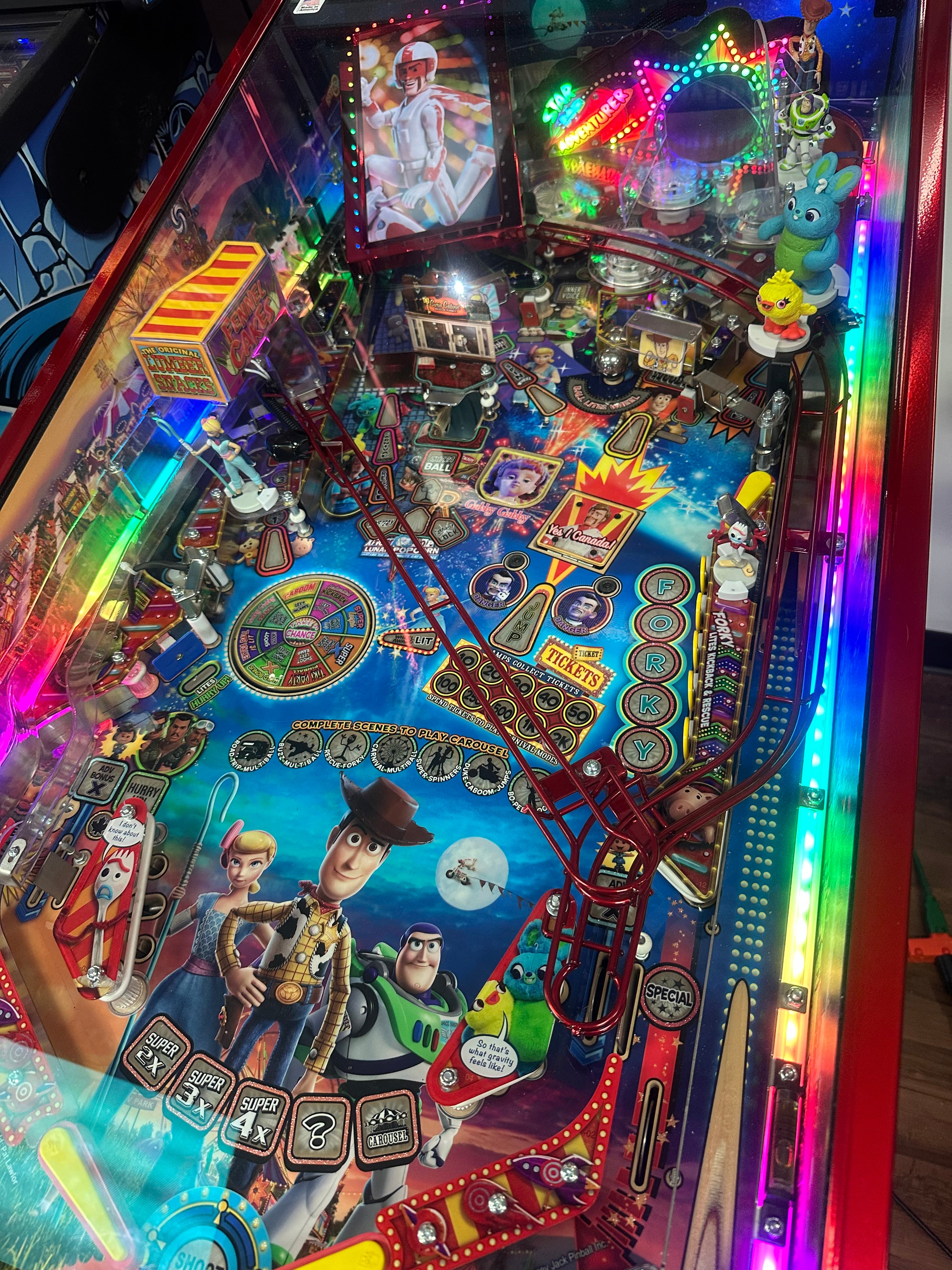 JJP Toy Story 4 Collectors Edition Pinball Machine