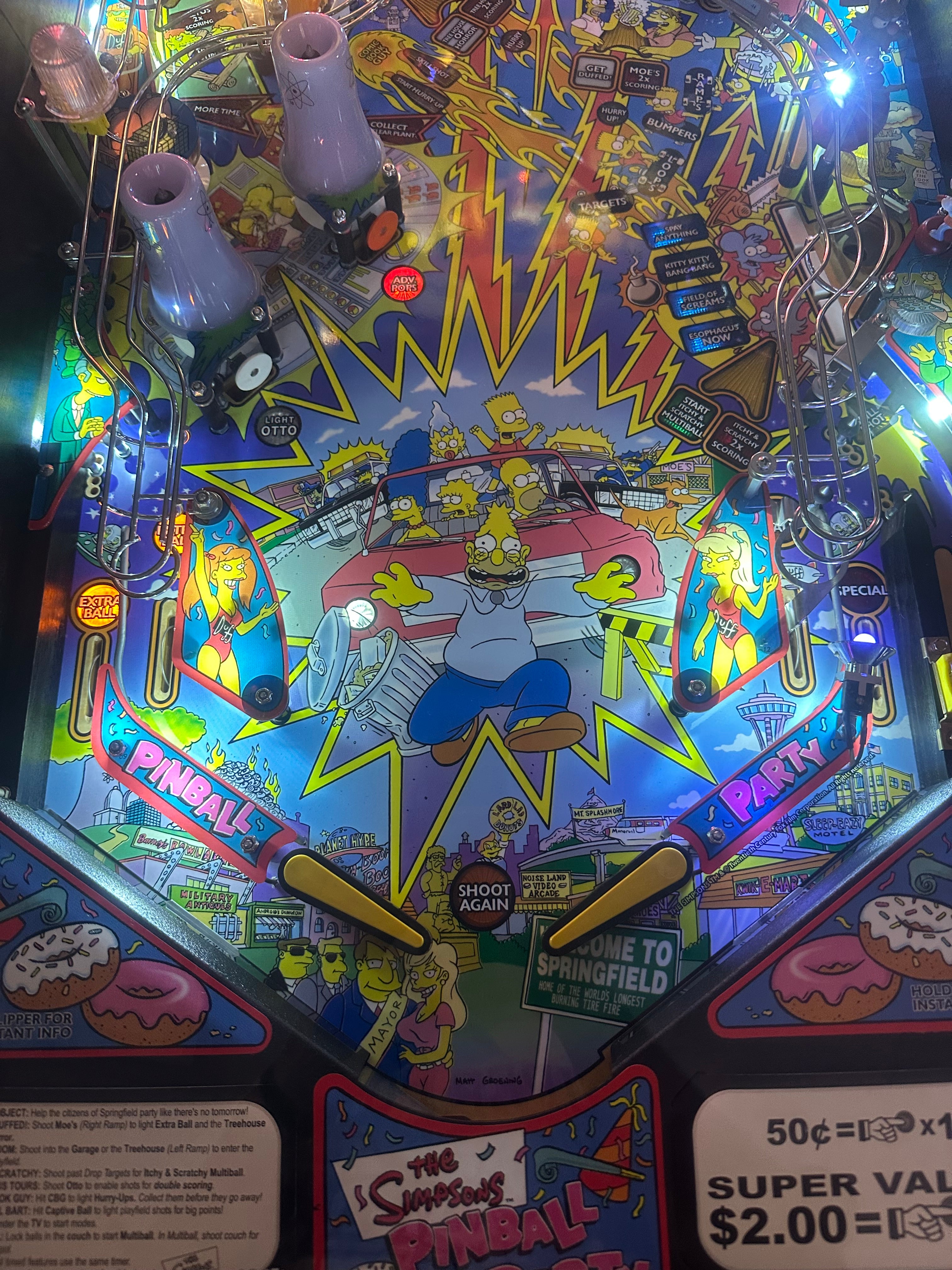 Stern Pinball The Simpsons Pinball Party Pinball Machine