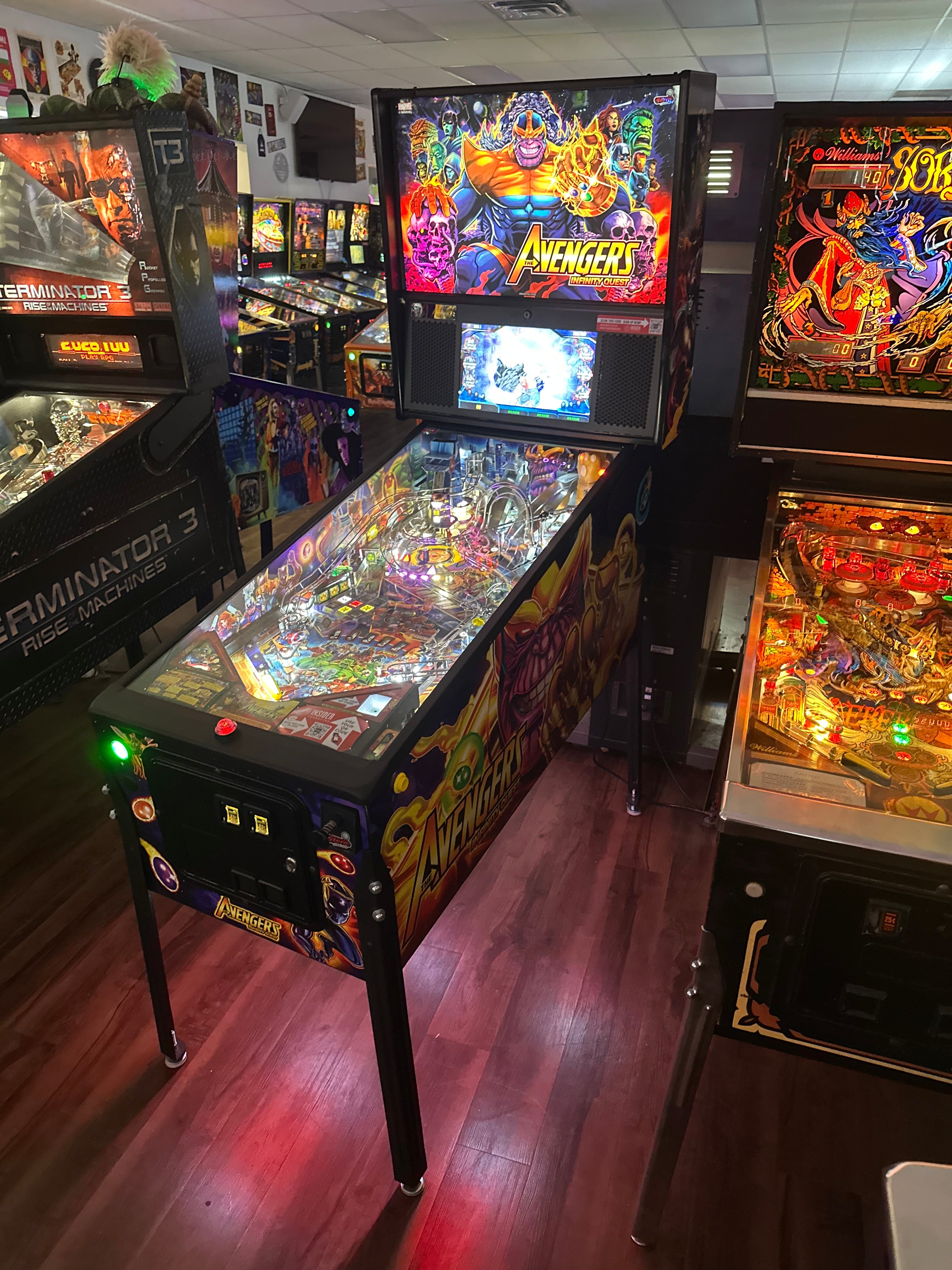 Stern Pinball Avengers Infinity Quest Premium Pinball Machine
