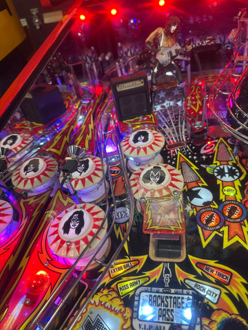 Image of Stern Pinball KISS Limited Edition Pinball Machine with Stern Topper