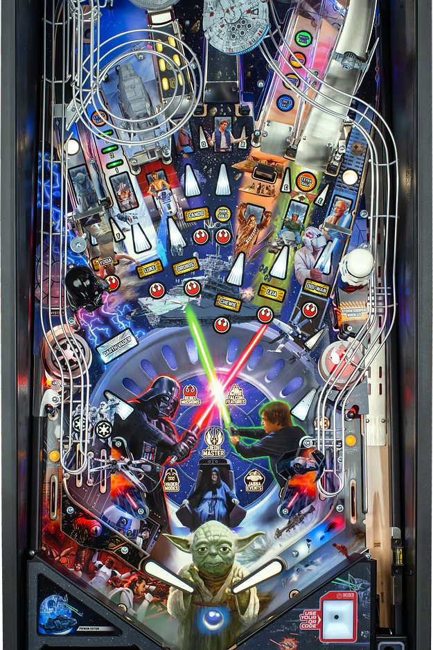 Stern Pinball Star Wars: Fall of the Empire Premium Pinball Machine FREE SHIPPING