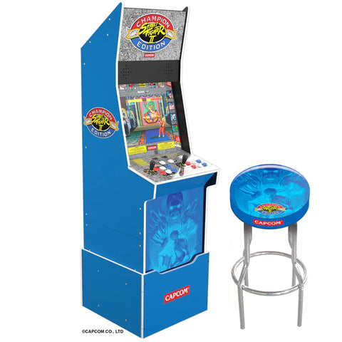 Image of Arcade1UP Street Fighter™II Big Blue Arcade Machine