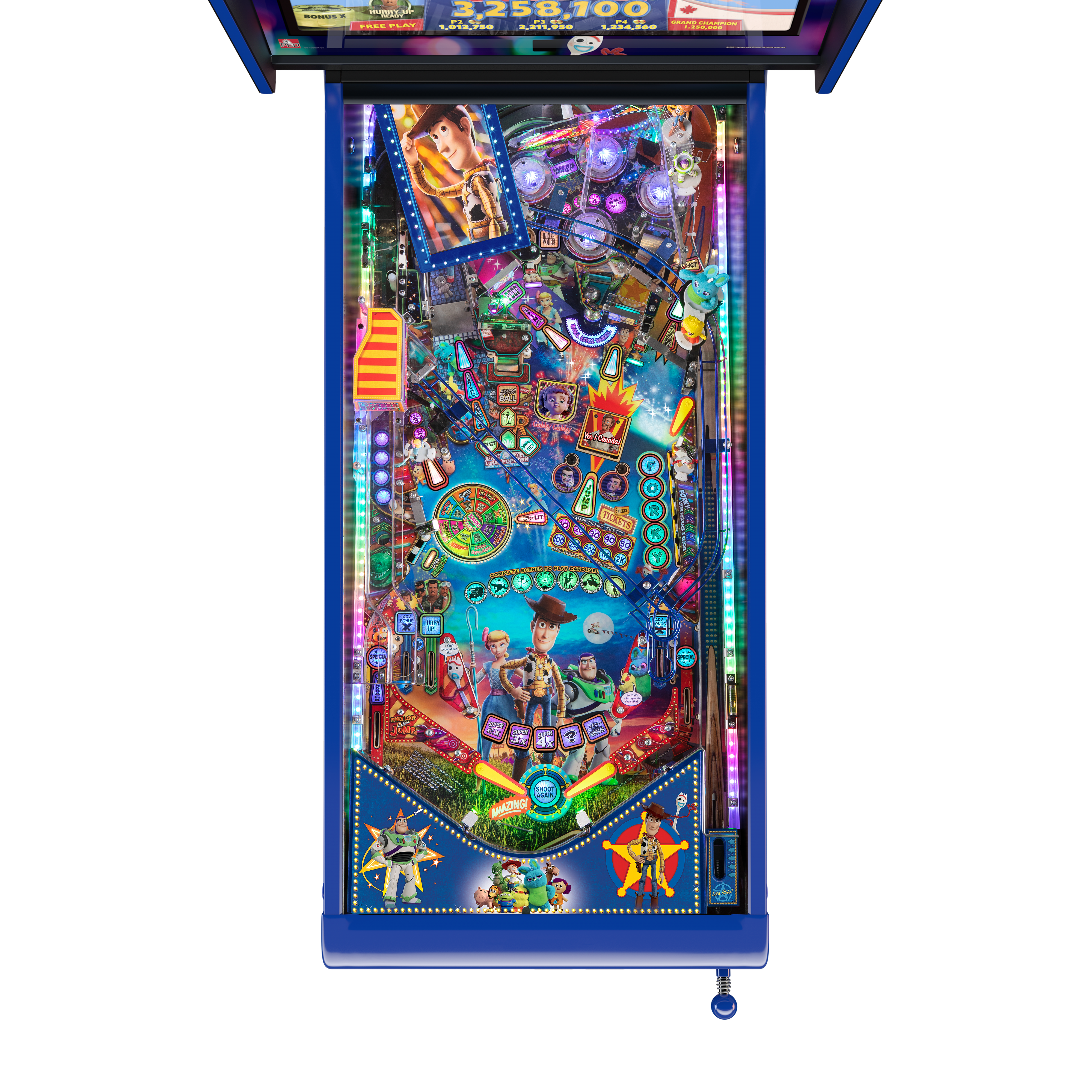 JJP Toy Story 4 Limited Edition Pinball Machine FREE SHIPPING