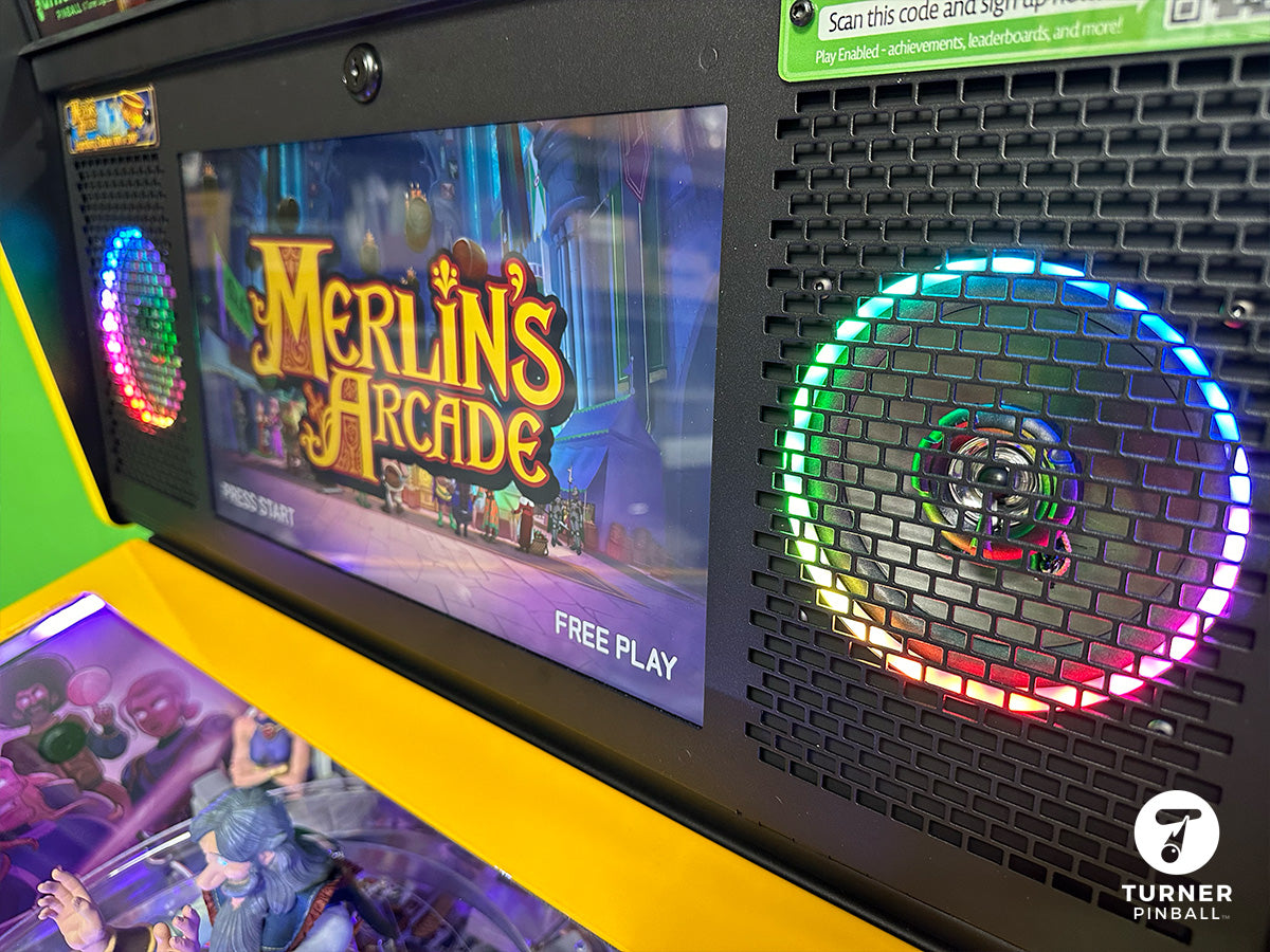 Turner Pinball Merlin's Arcade Pinball Machine - Legendary Edition