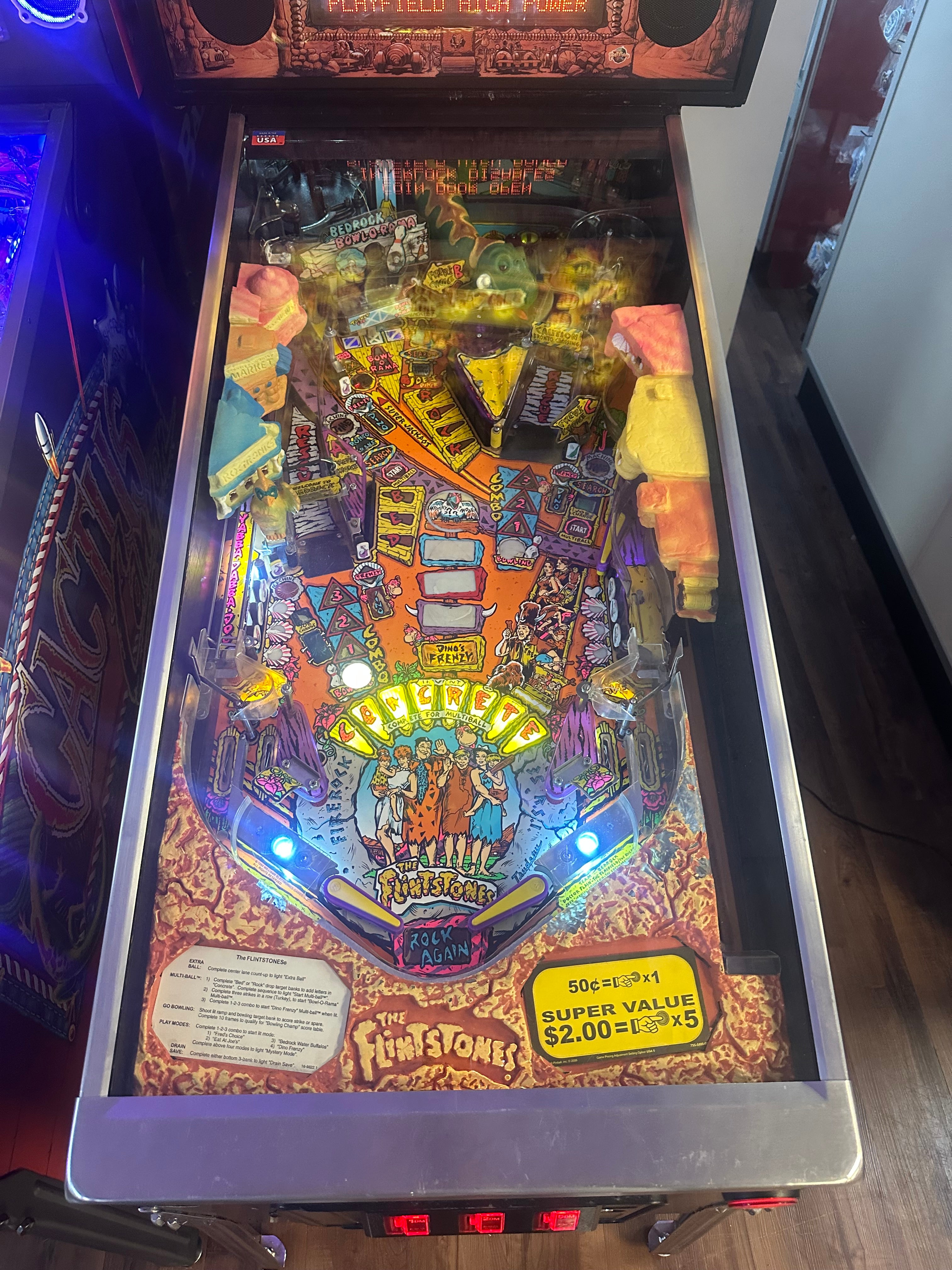 Williams The Flintstones Pinball Machine