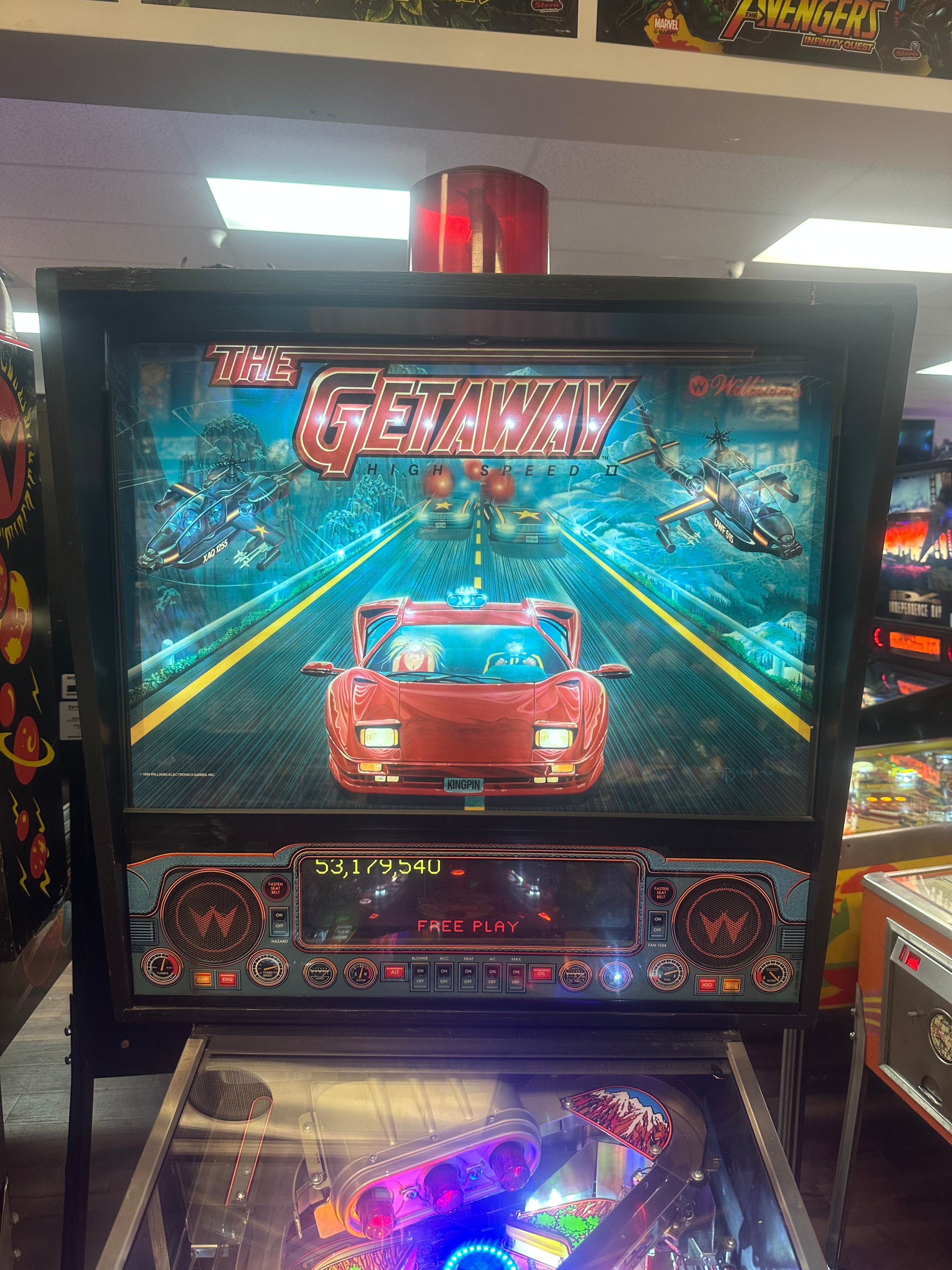Williams The Getaway: High Speed II Pinball Machine