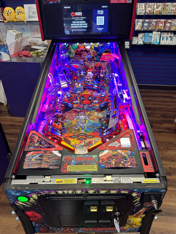 Image of Stern Pinball LOADED Deadpool Premium Pinball Machine