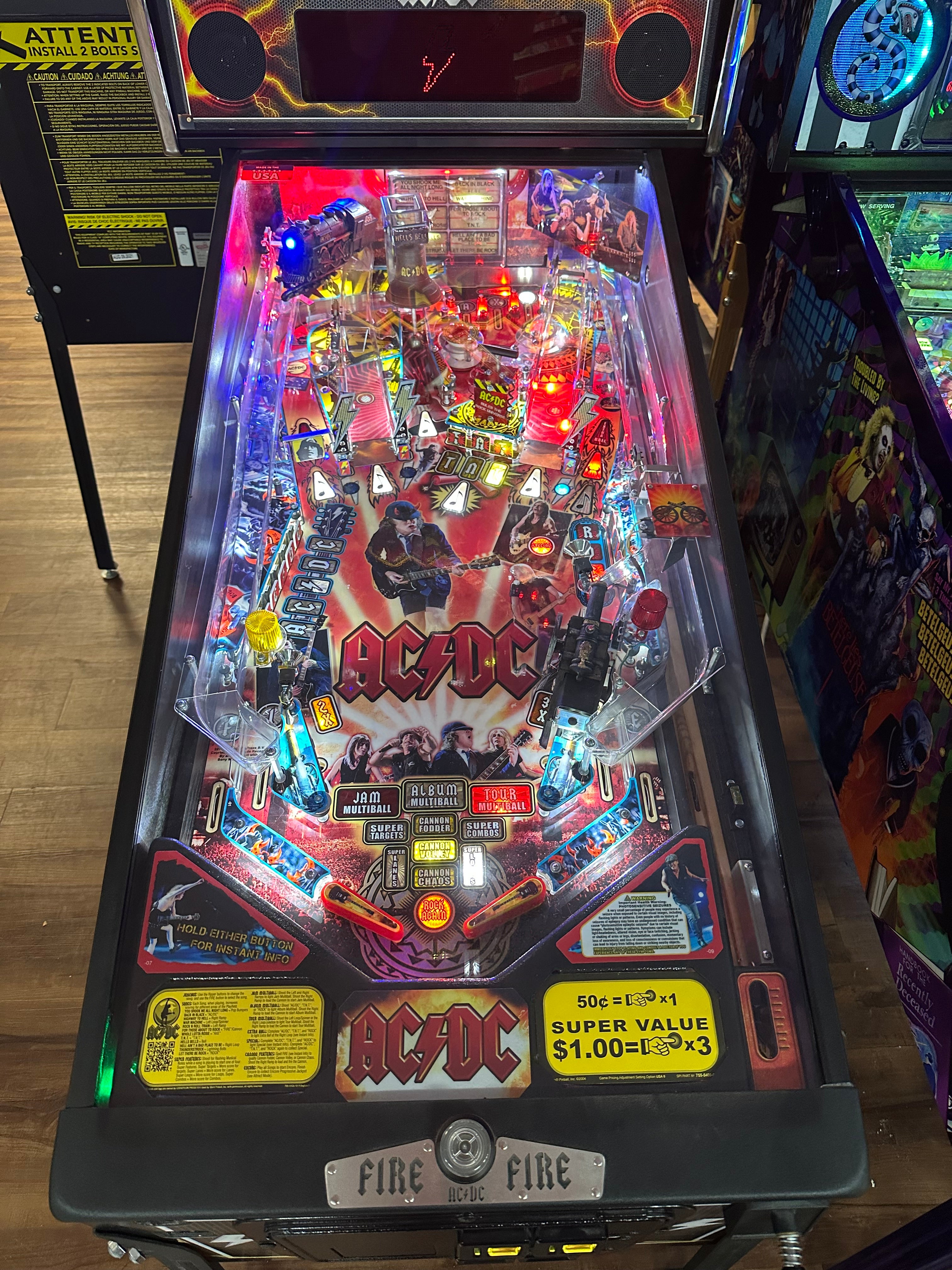 Stern Pinball AC/DC Pro Vault Pinball Machine