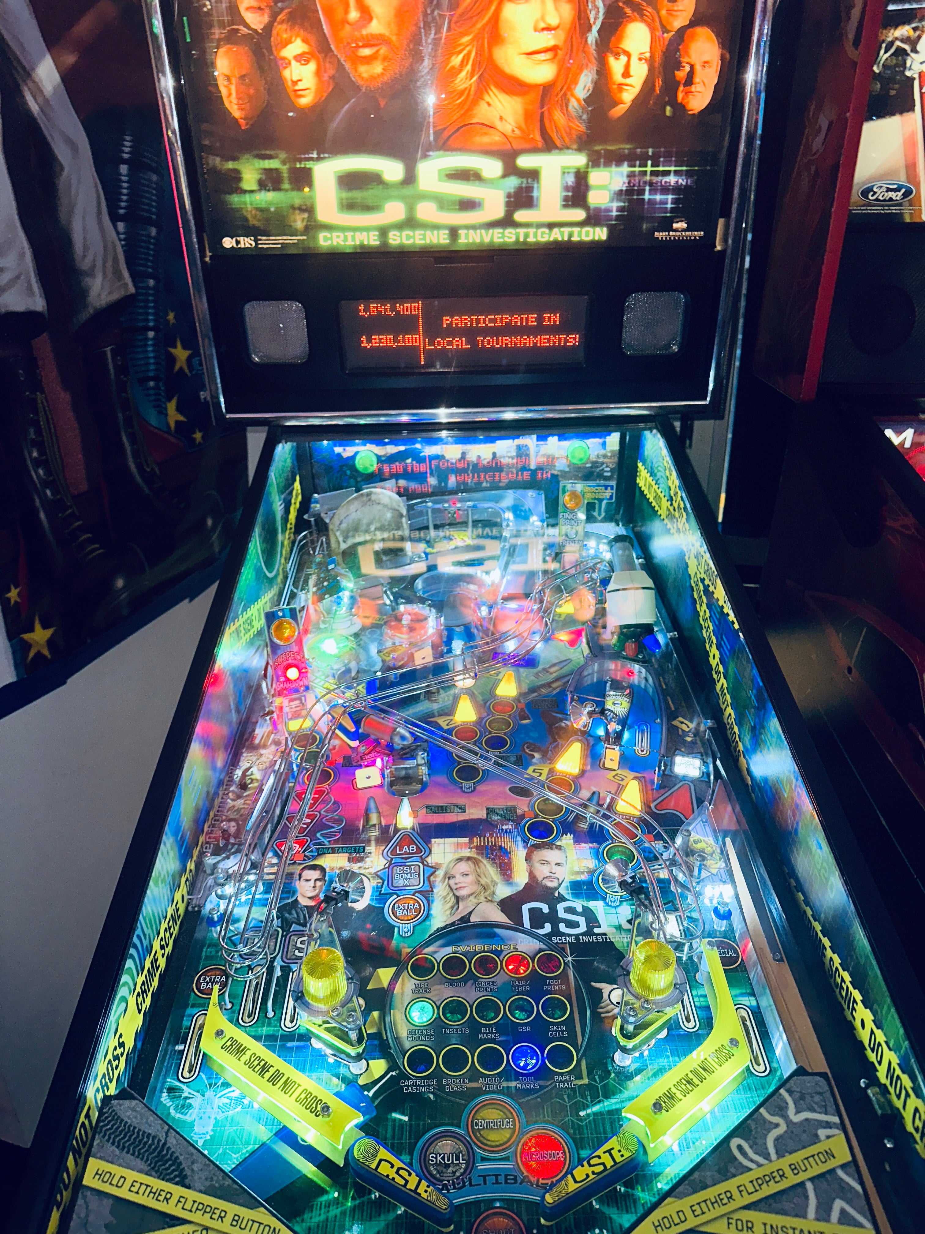 Stern Pinball CSI: Crime Scene Investigation Pinball Machine