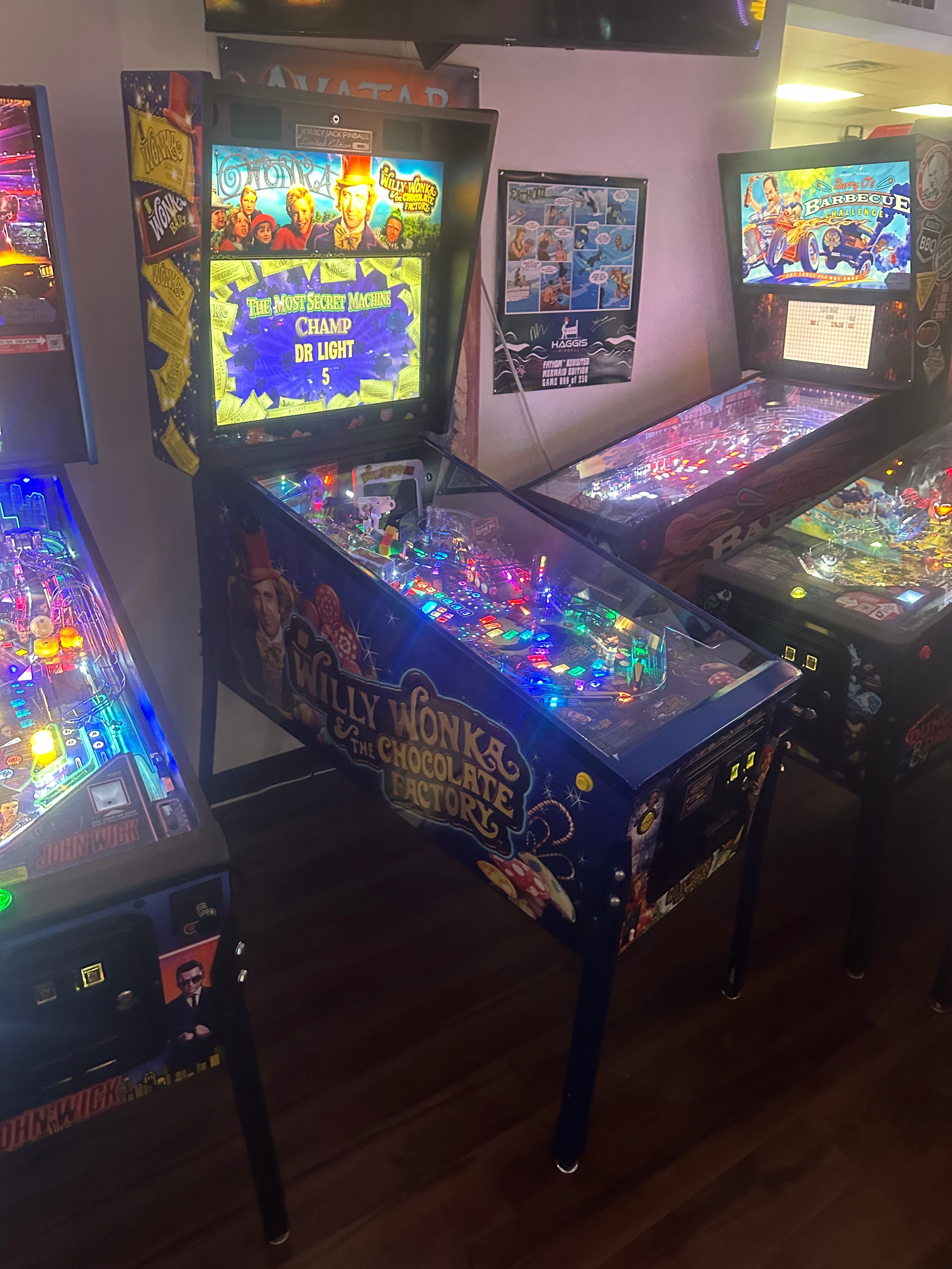 JJP Willy Wonka & the Chocolate Factory Limited Edition Pinball Machine