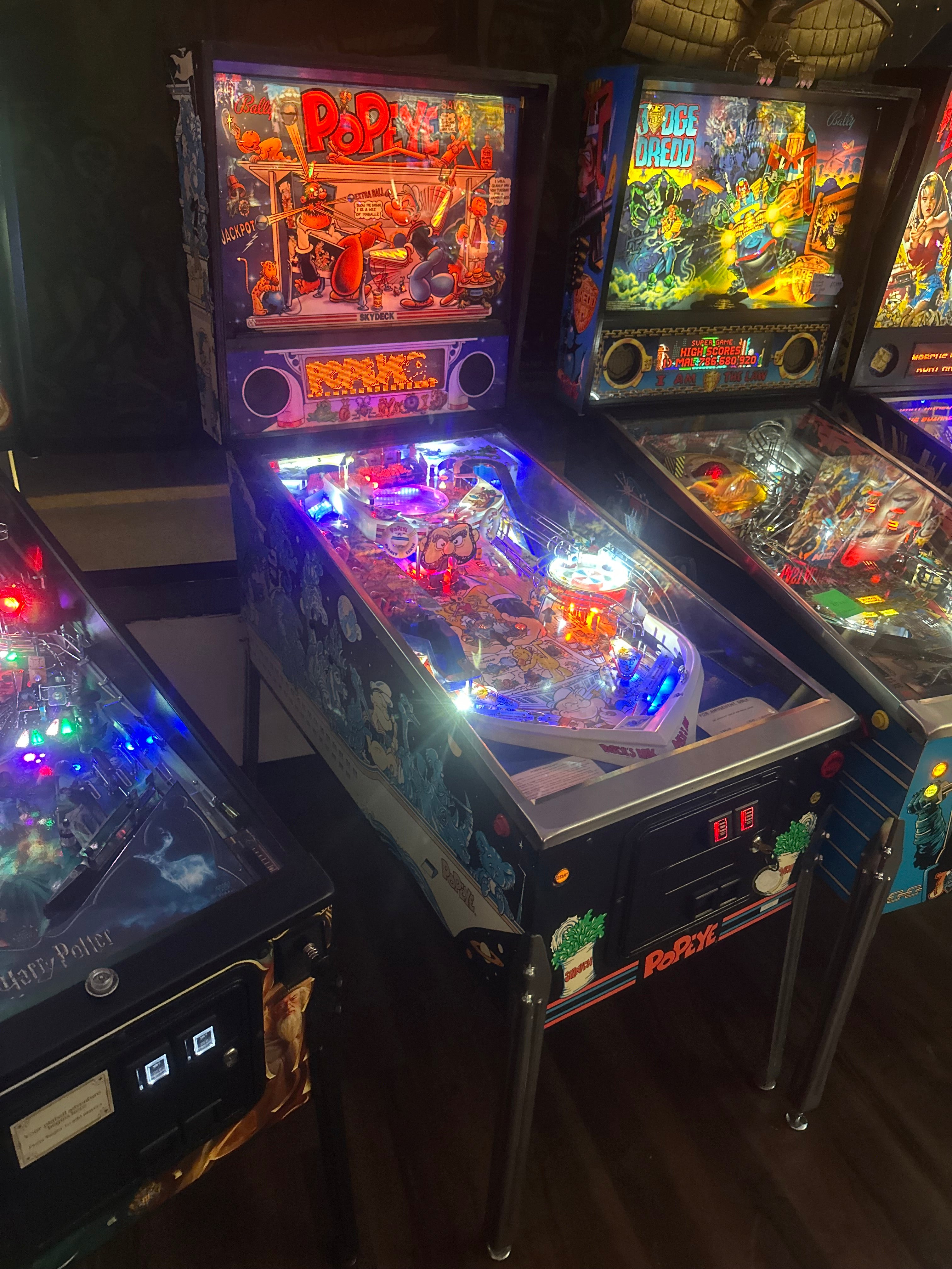 Bally Popeye Saves the Earth Pinball Machine