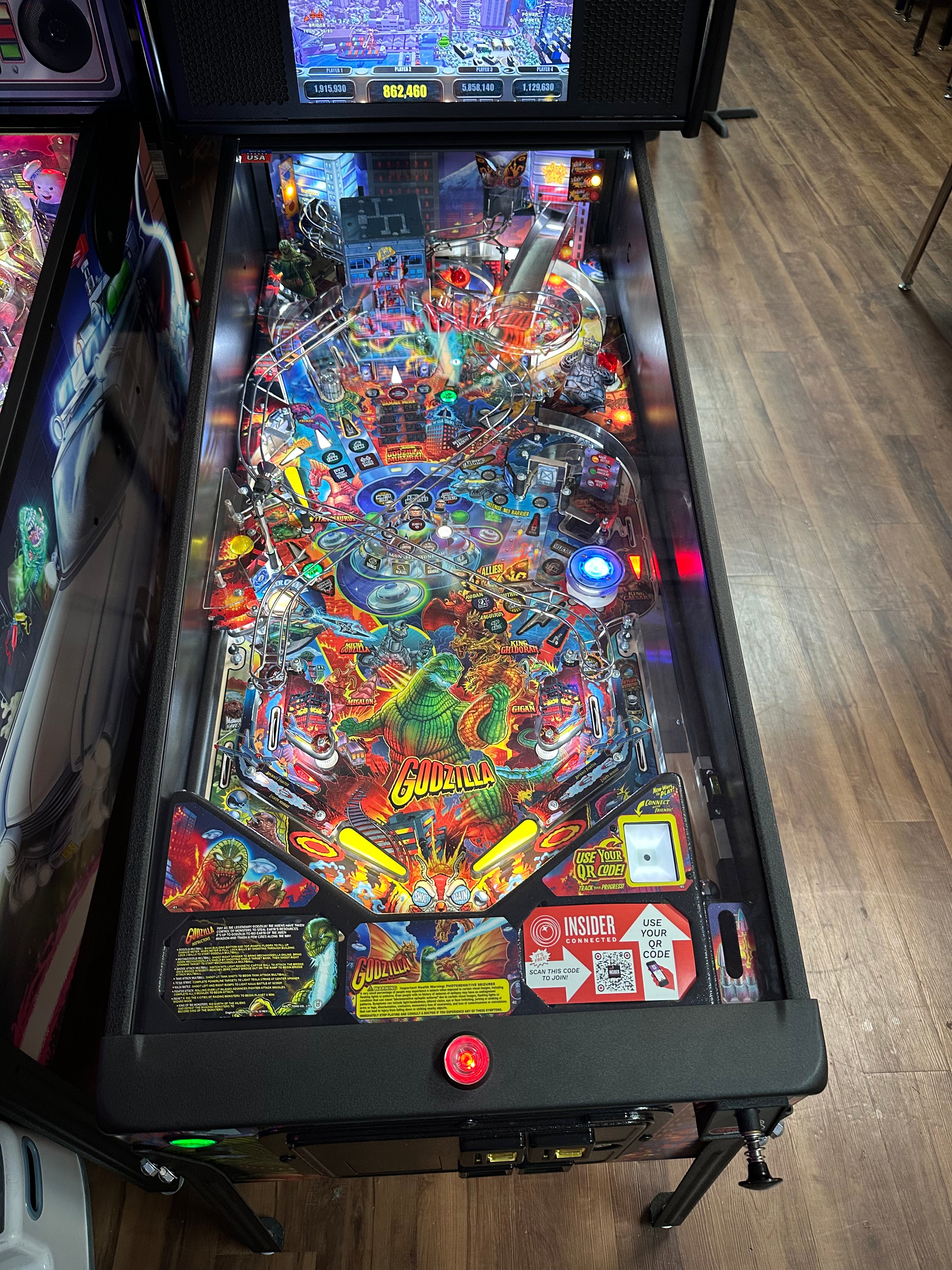 Stern Pinball Godzilla Pro Pinball Machine