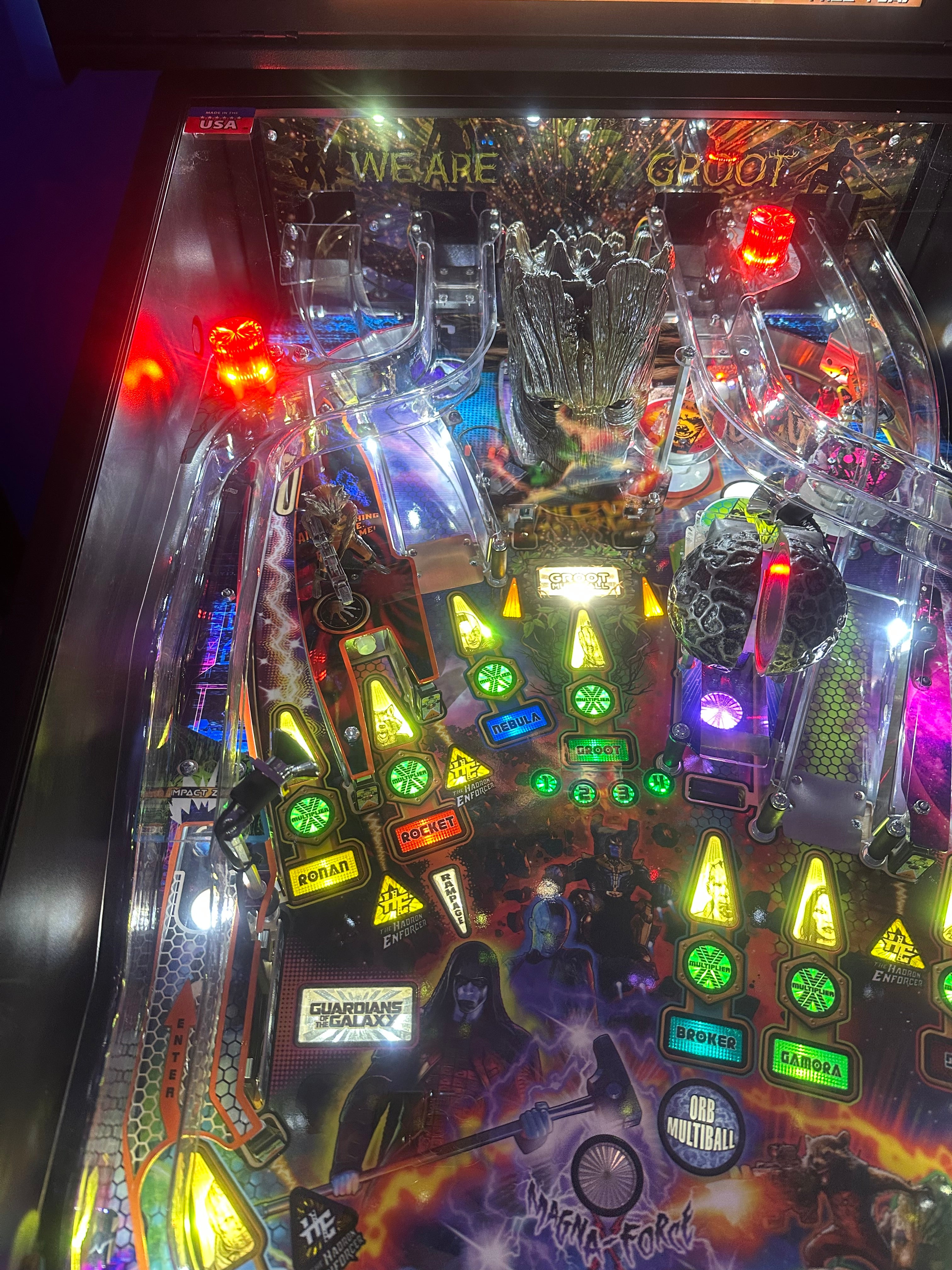 Stern Pinball Guardians of the Galaxy Pro Pinball Machine