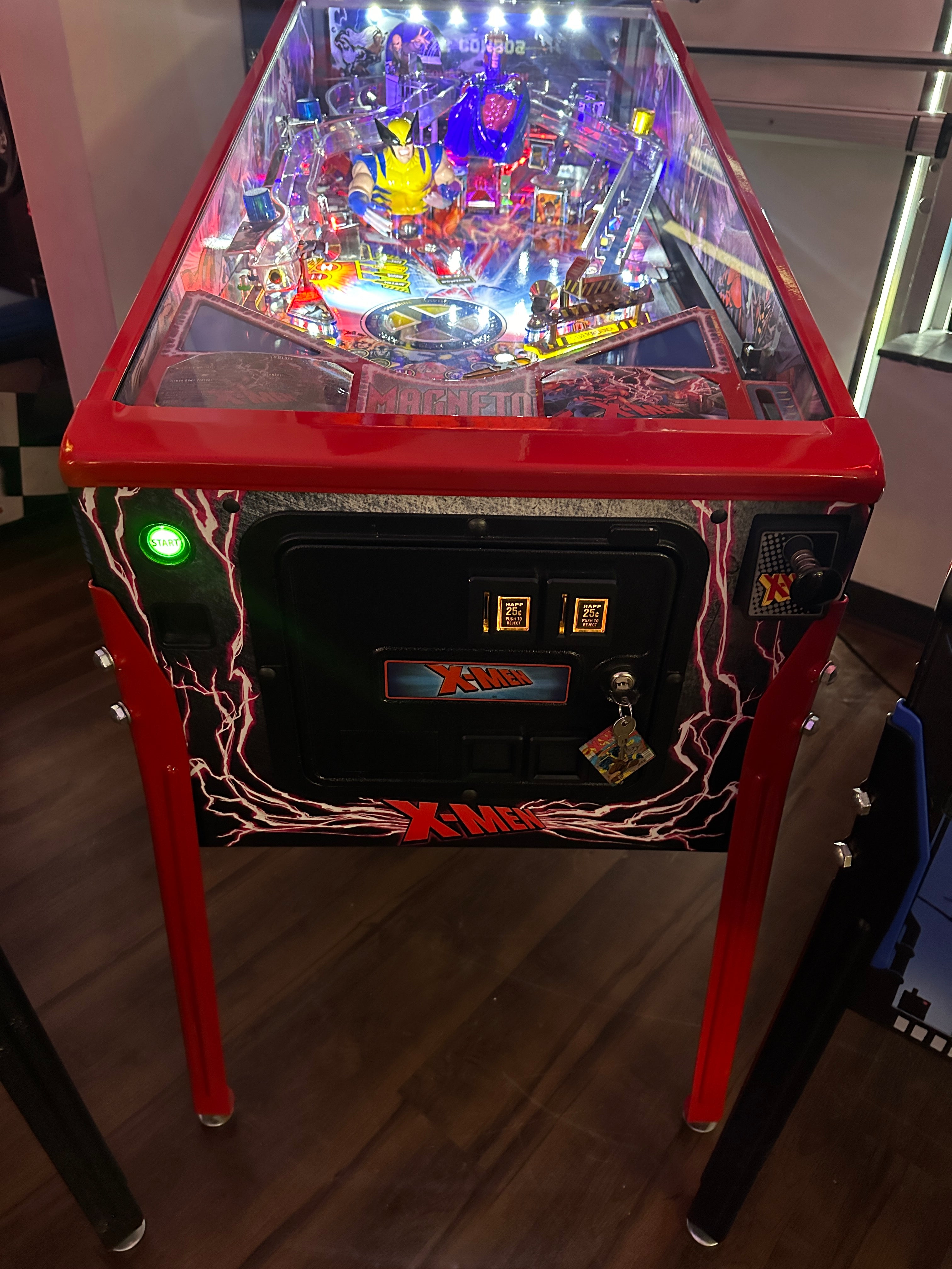 Stern Pinball LOADED X-Men Limited Magneto Edition Pinball Machine