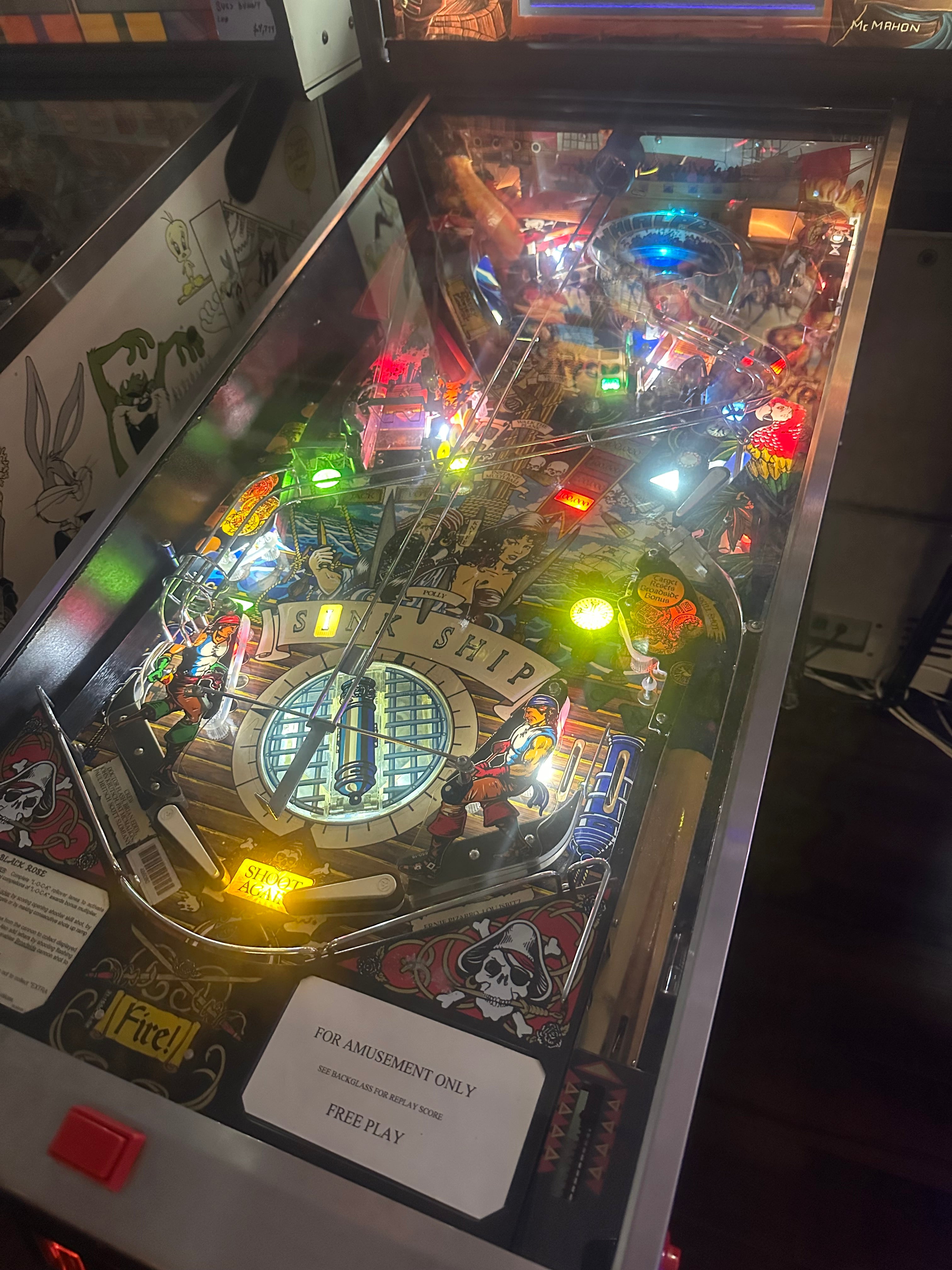 Bally Black Rose Pinball Machine