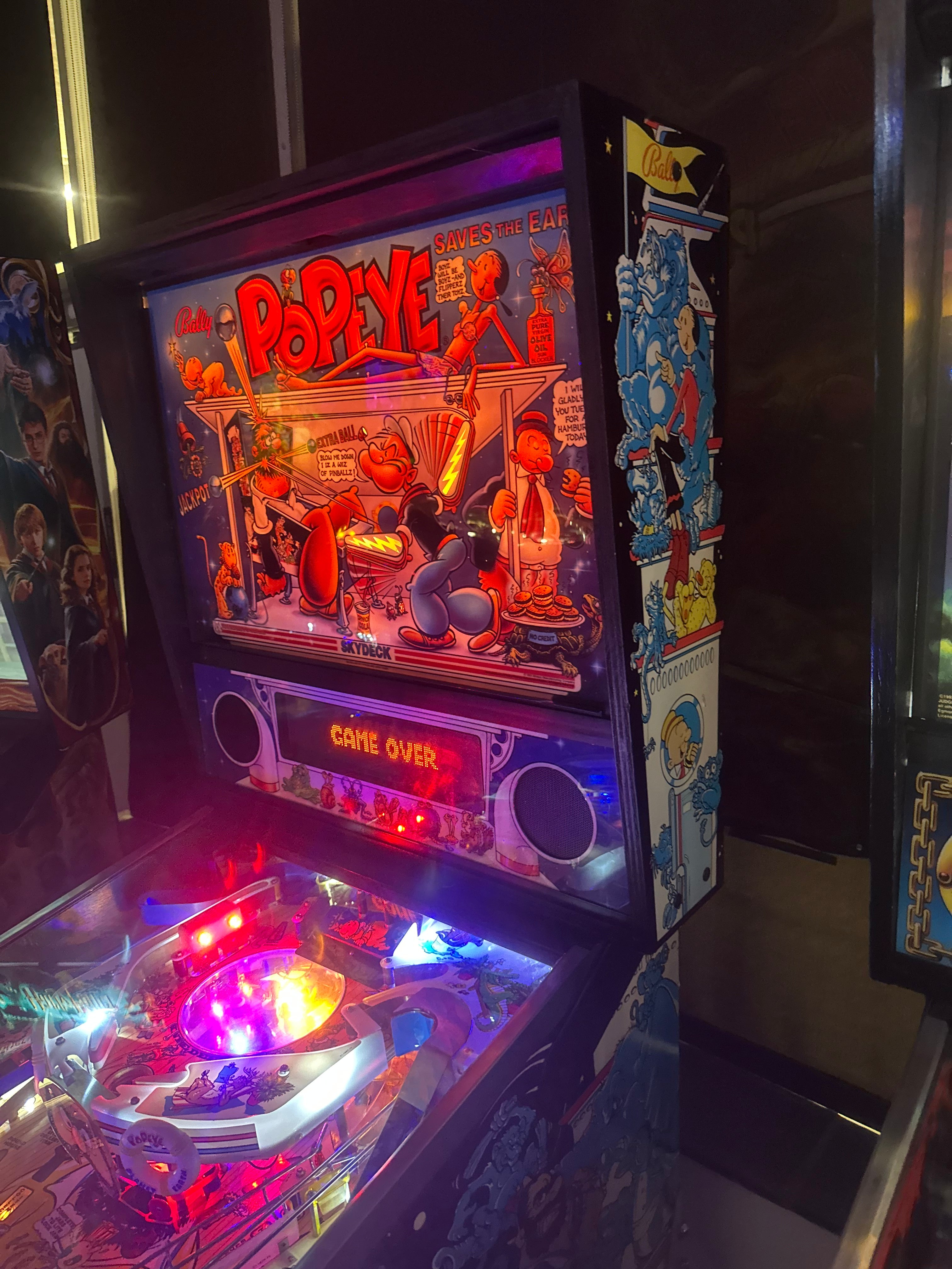 Bally Popeye Saves the Earth Pinball Machine