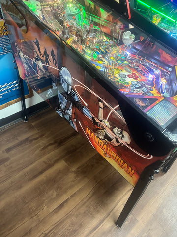 Image of Stern Pinball LOADED The Mandalorian Premium Pinball Machine